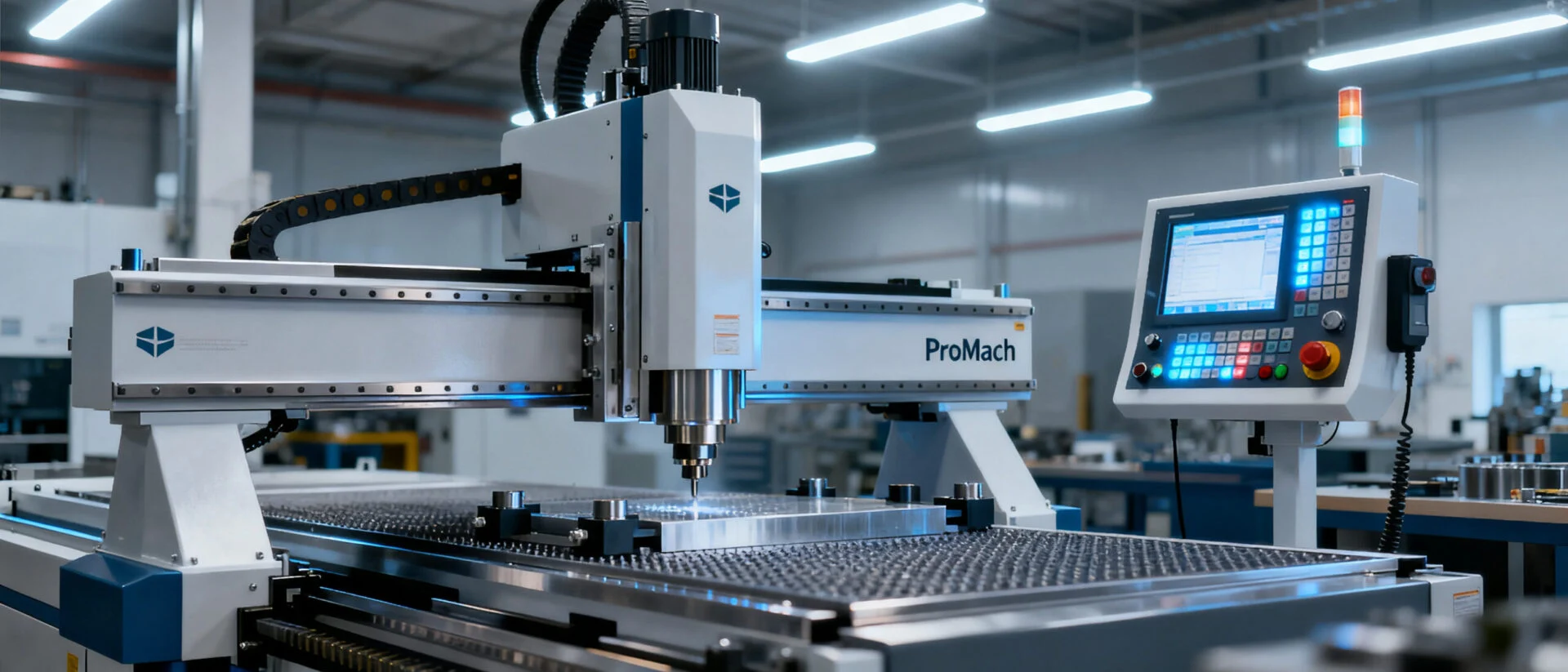 Advanced machining center supporting measurable production output