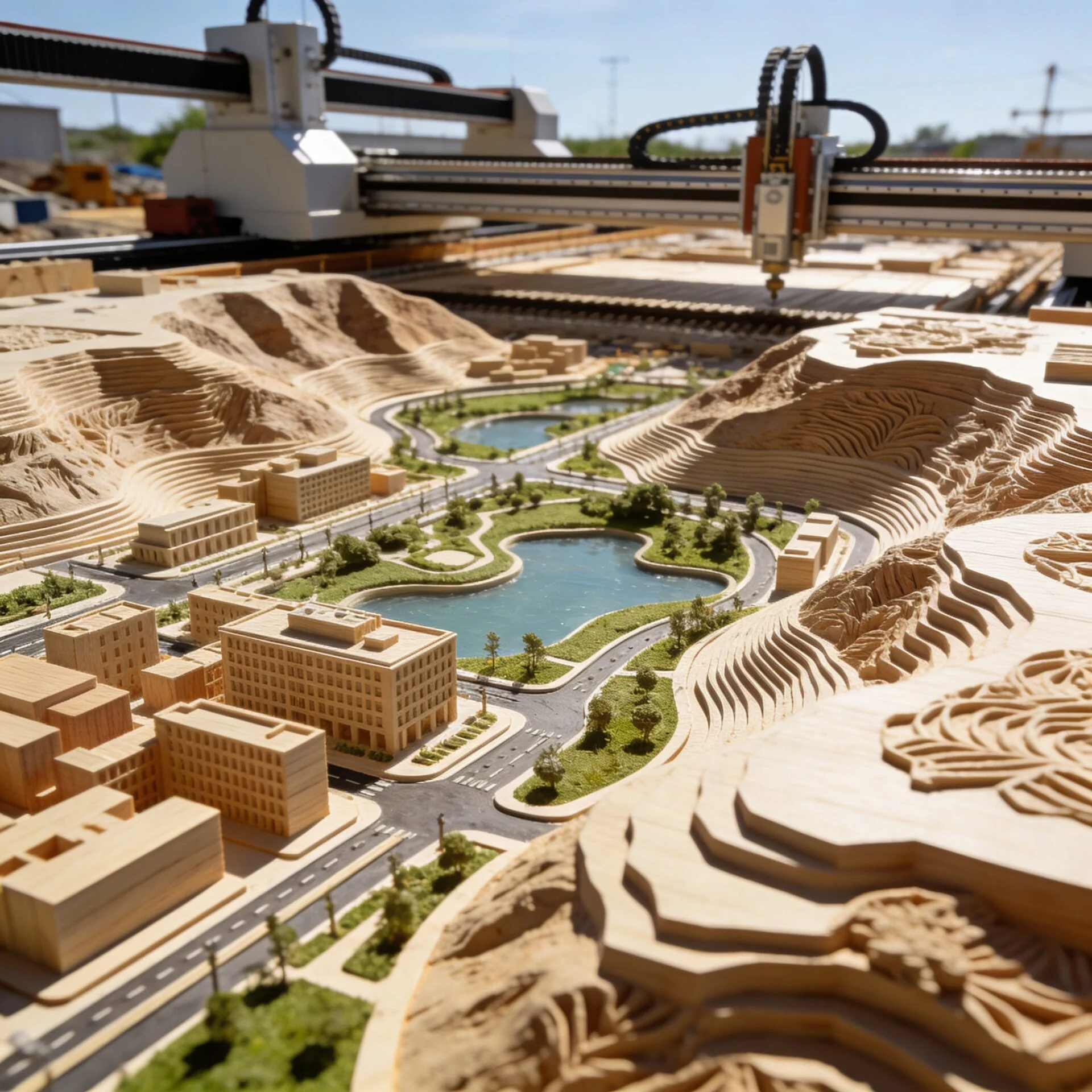 Architectural and landscape 3D modeling