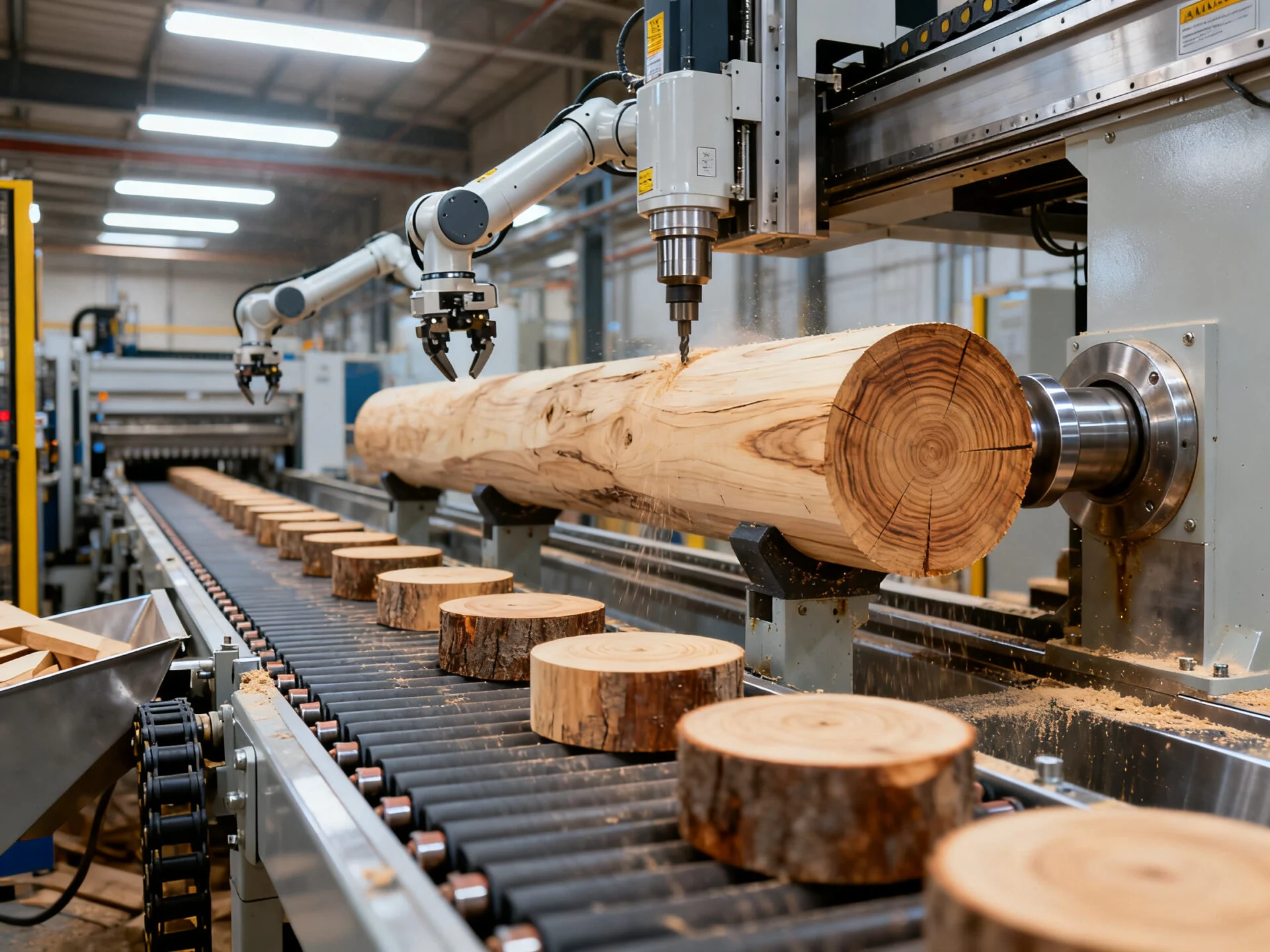 Automated Feeding Lathe