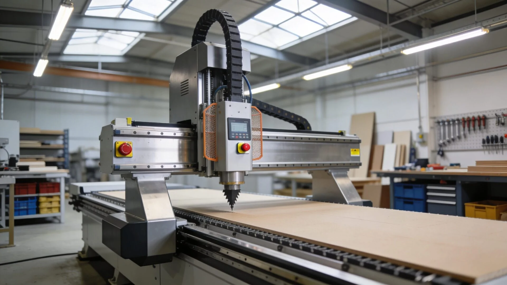 CNC Panel Saw Machine in Furniture Manufacturing