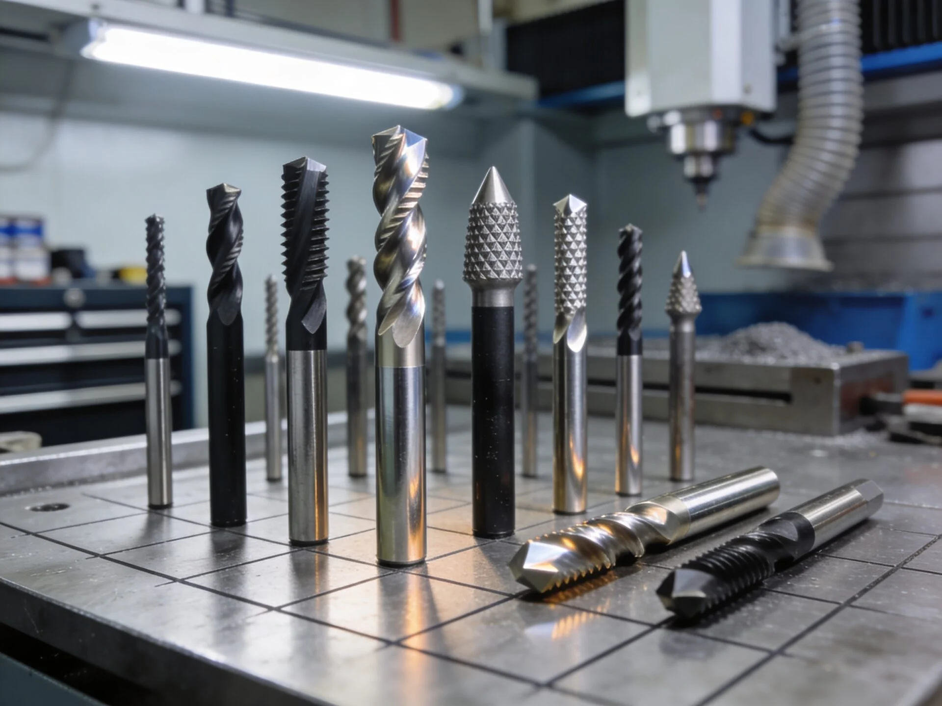 CNC router bits for wood and metal