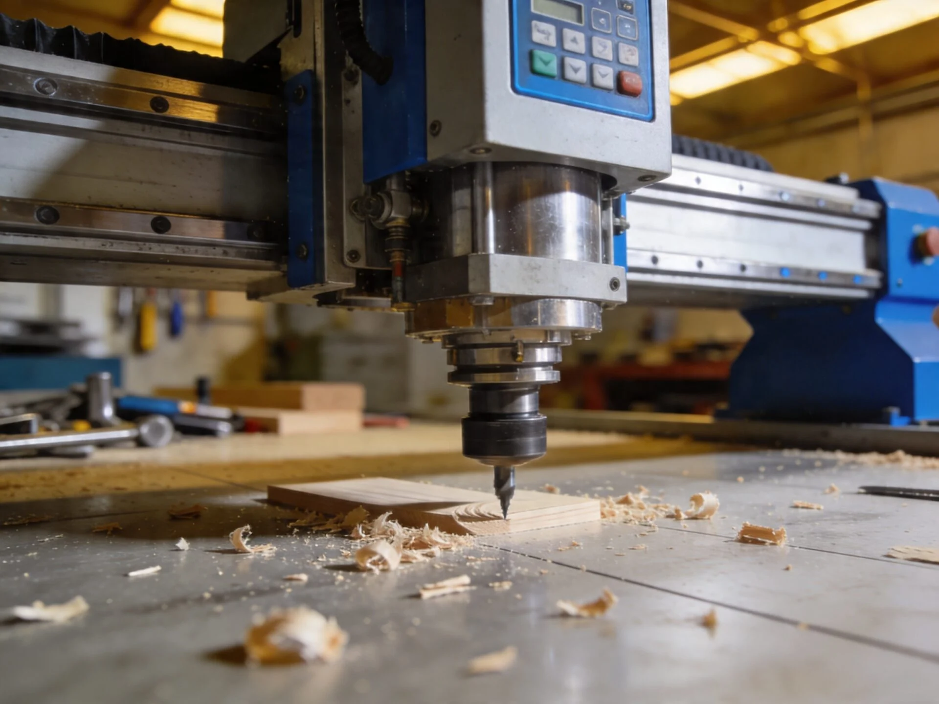 CNC Routers in operation