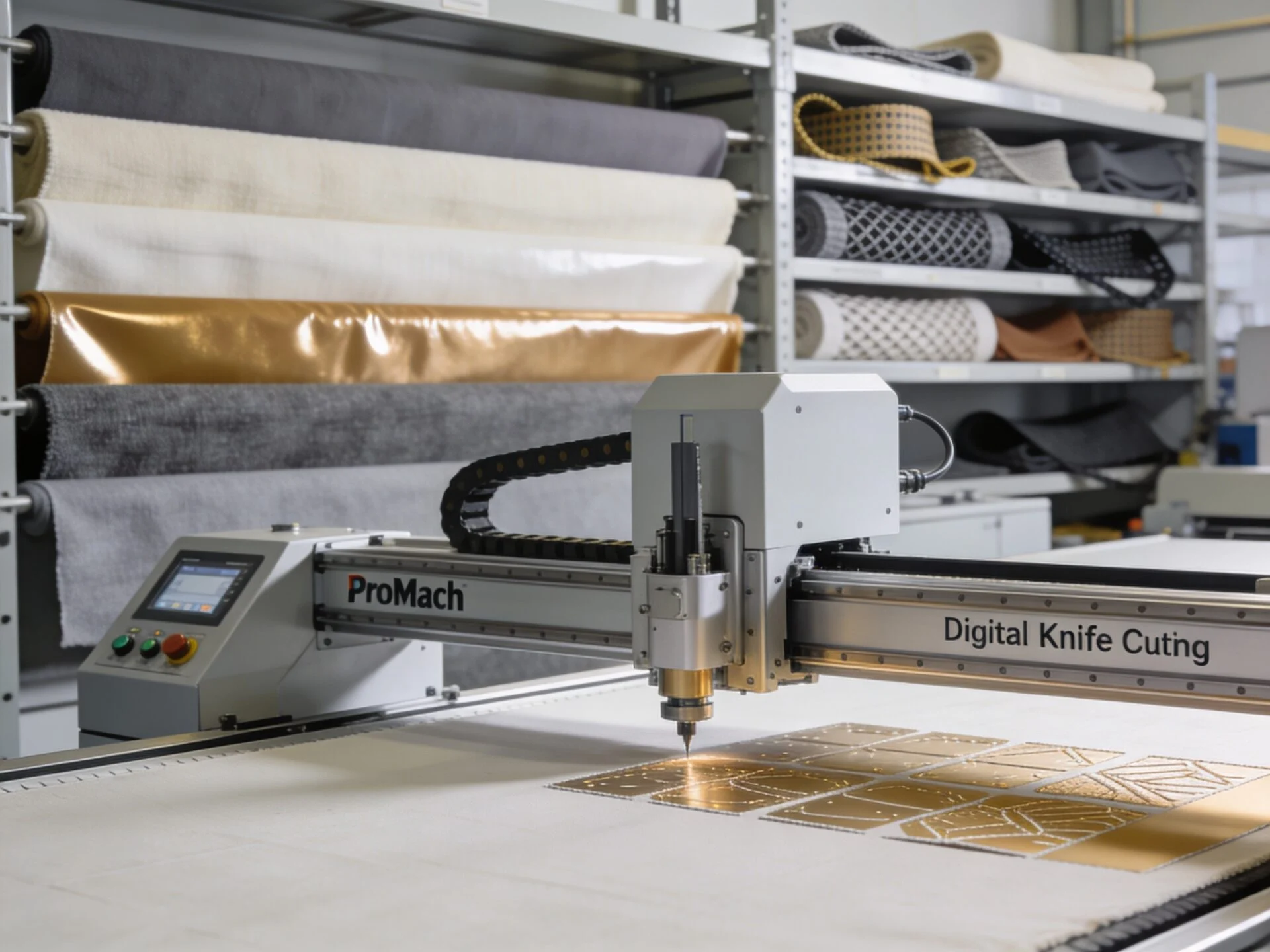 Digital knife cutting