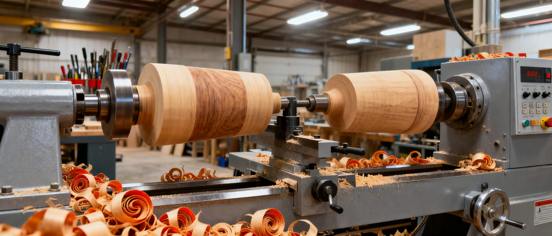 Double-Axis CNC Wood Lathe