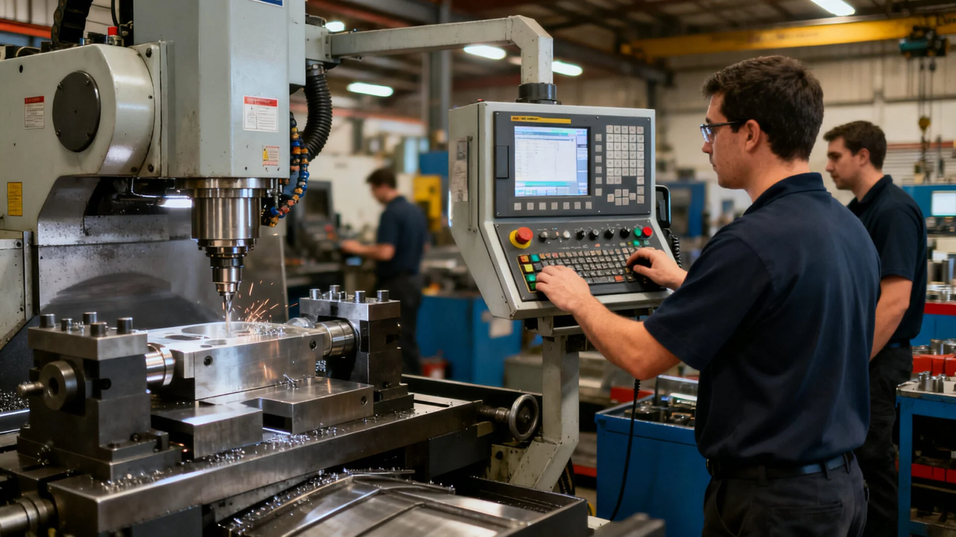 Equipment operation in progress