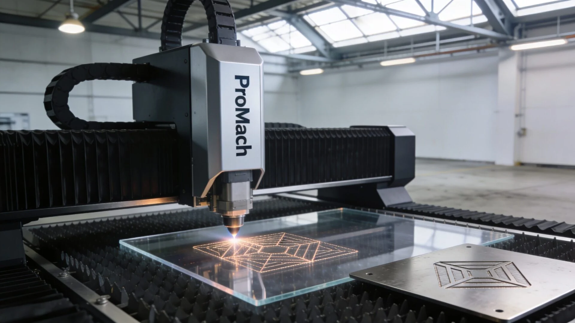 Examples of precision laser etching and annealing on industrial materials