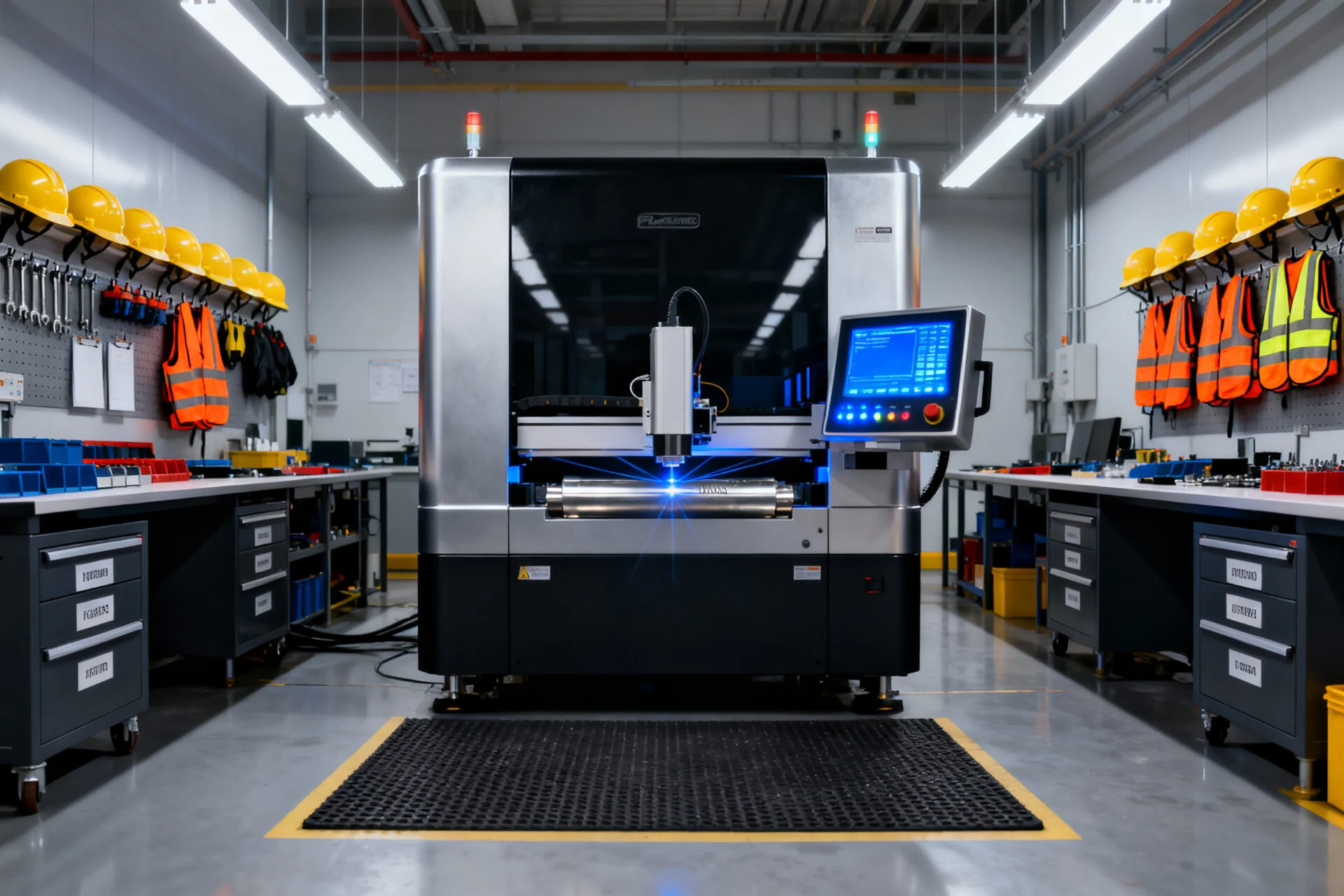 Fiber laser marking machine