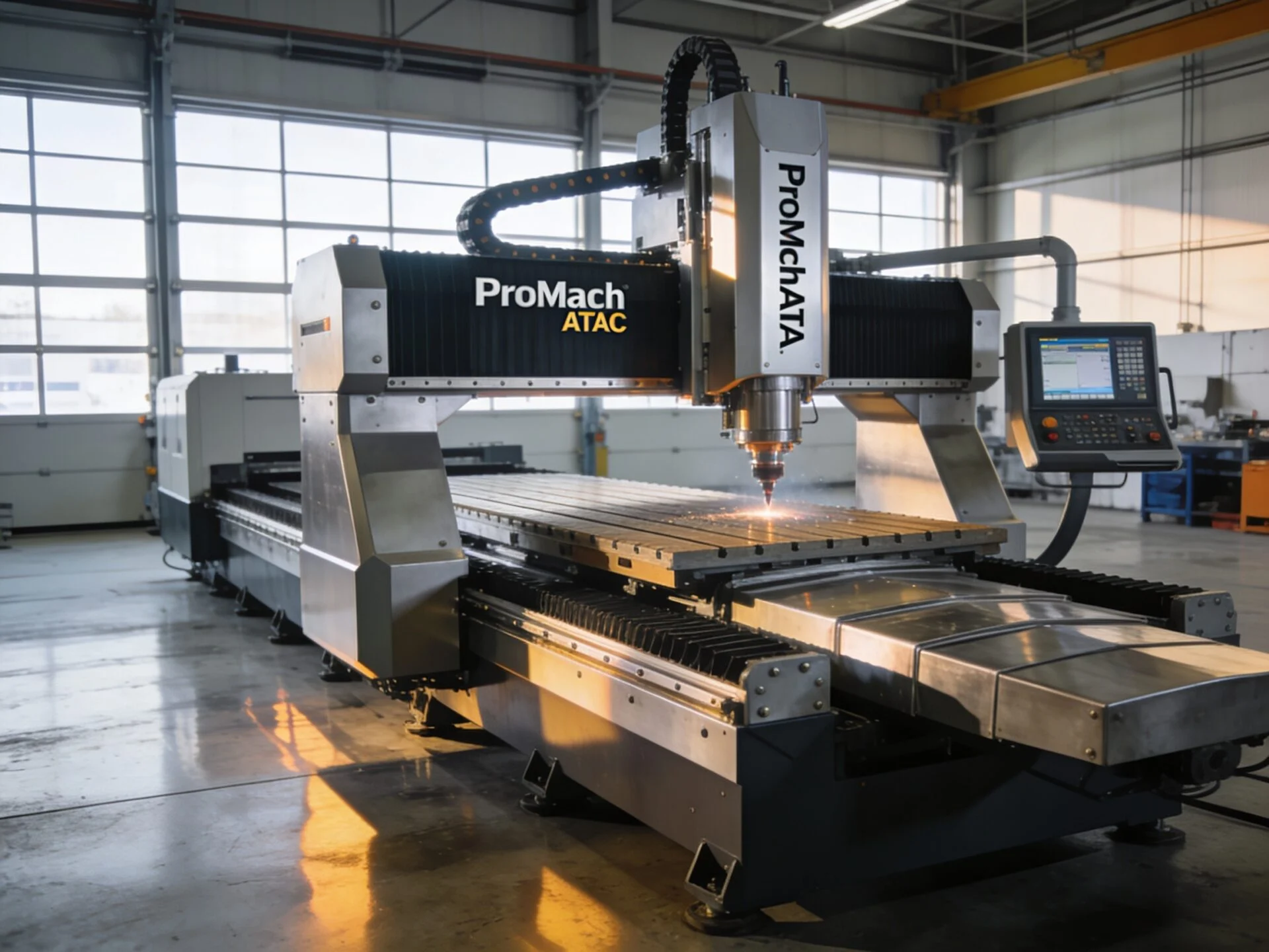 High-efficiency ProMach ATC CNC router machine