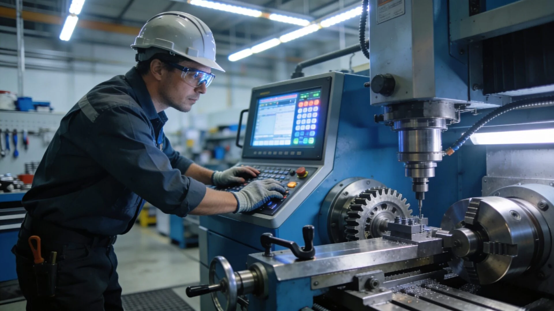 High-precision machining center