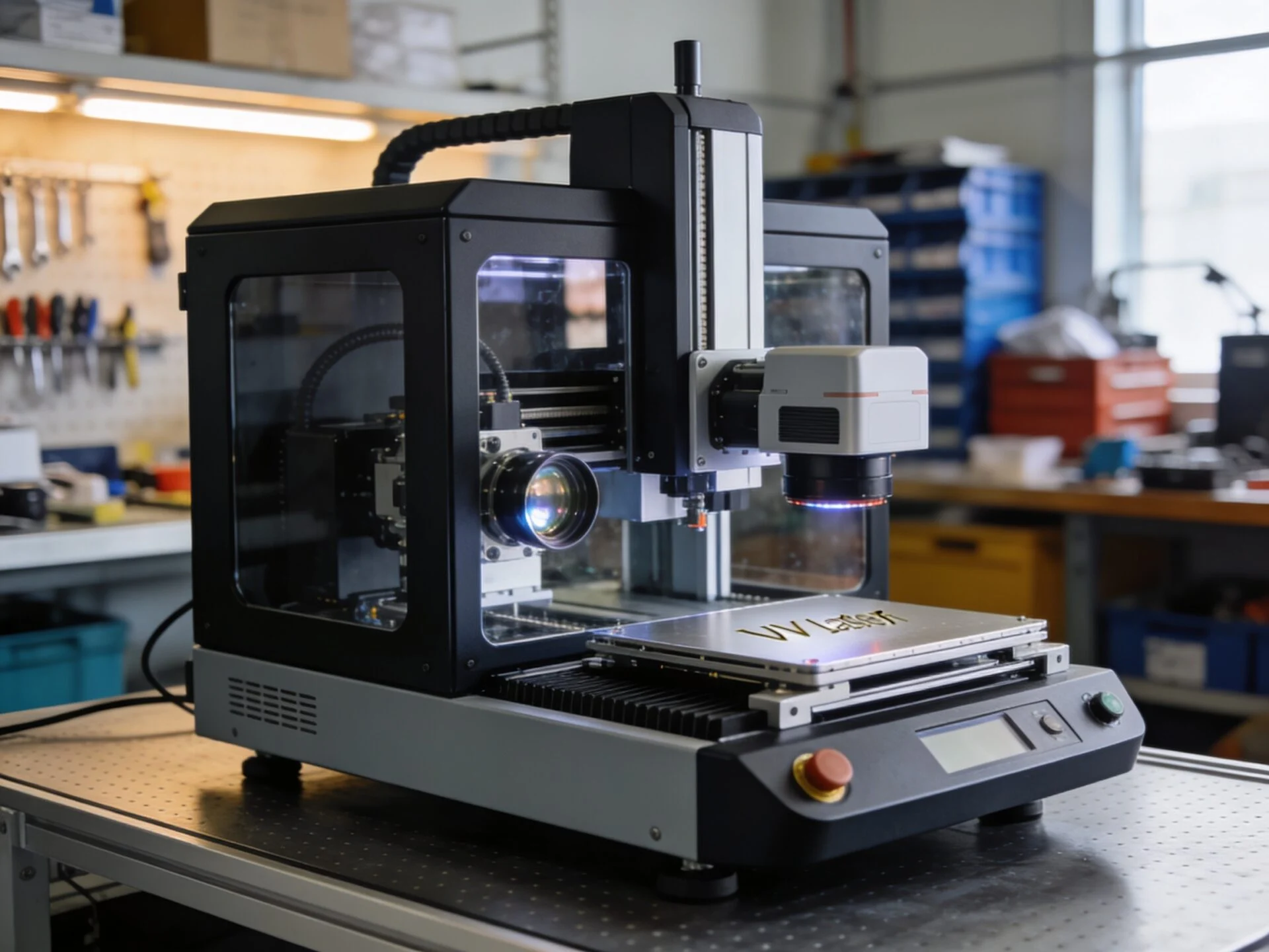 High-precision ProMach UV laser marking system for electronics