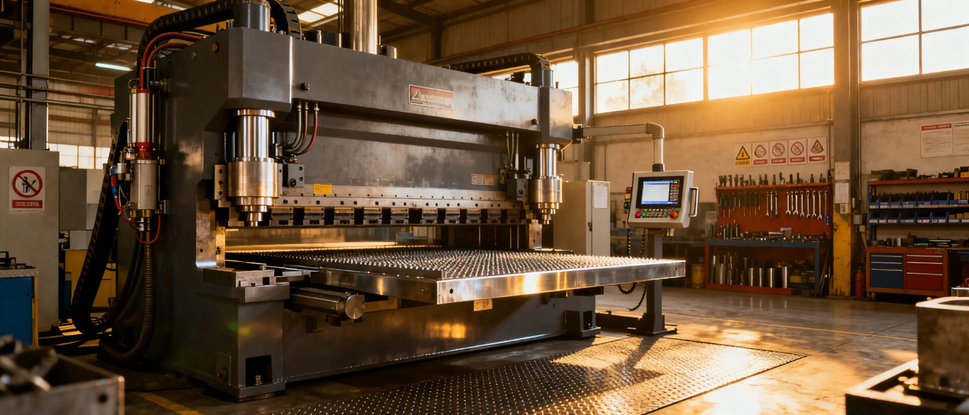 Industrial automatic CNC press brake bending sheet metal with high precision