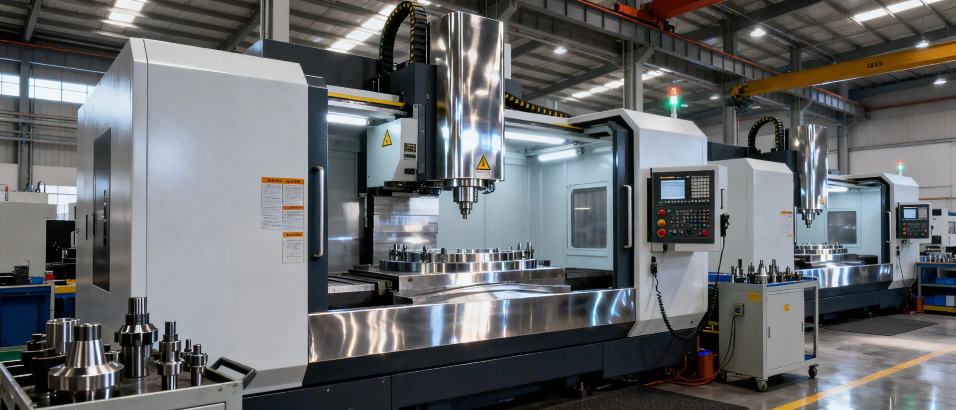 Industrial CNC machining facility