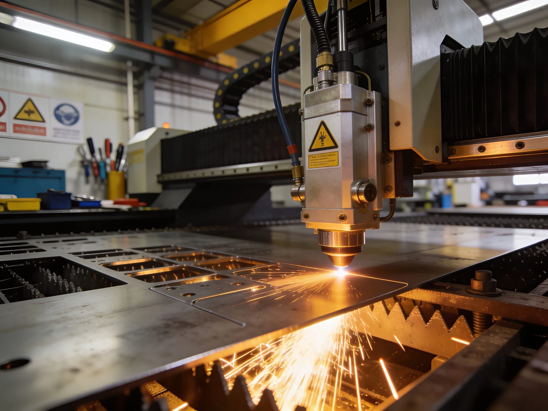 Industrial fiber laser cutting system