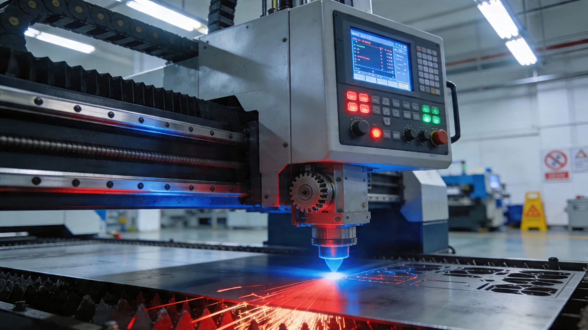 Industrial laser cutting machine