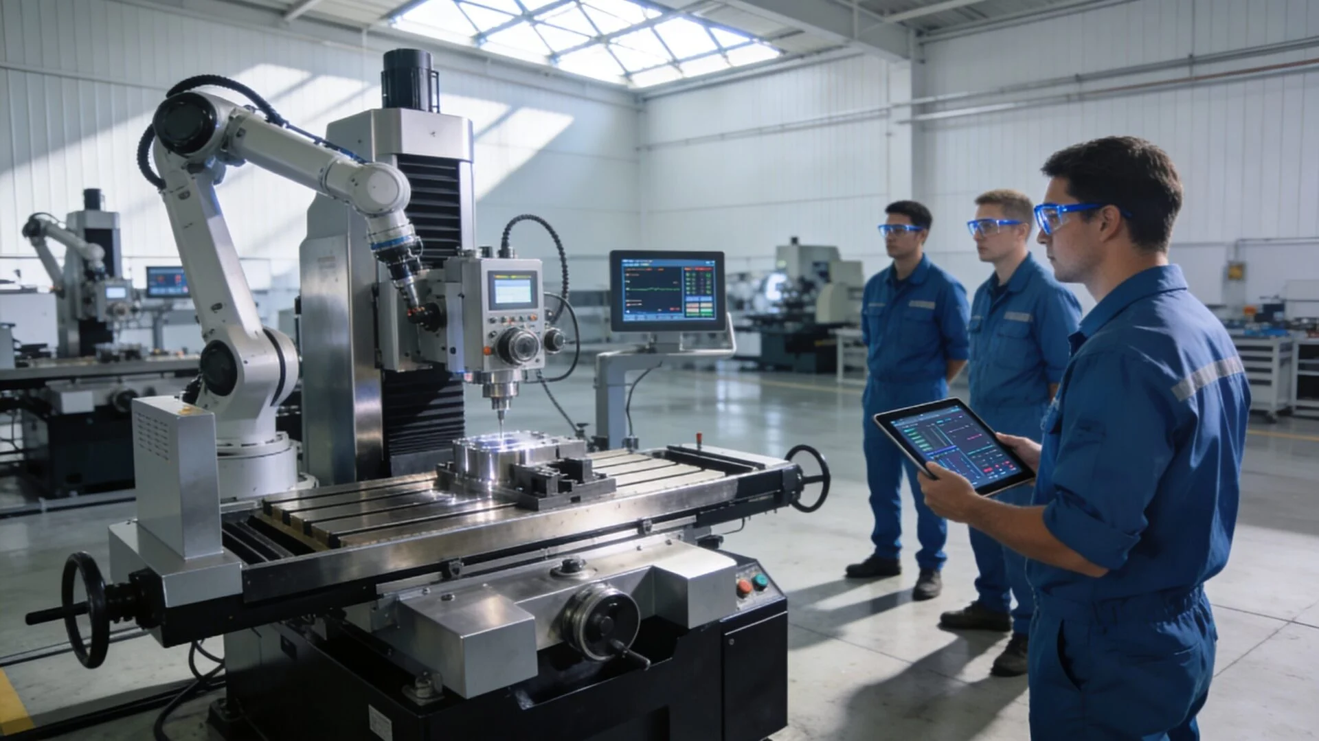 Industrial machine testing environment