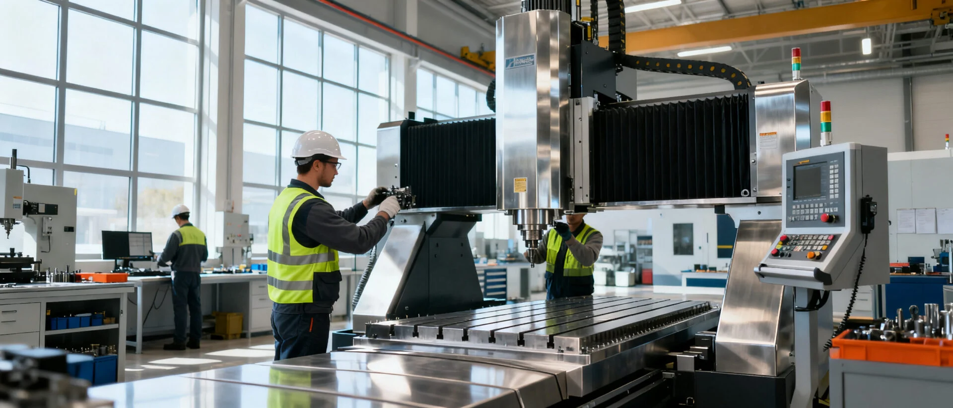 Industrial machinery installation and support environment