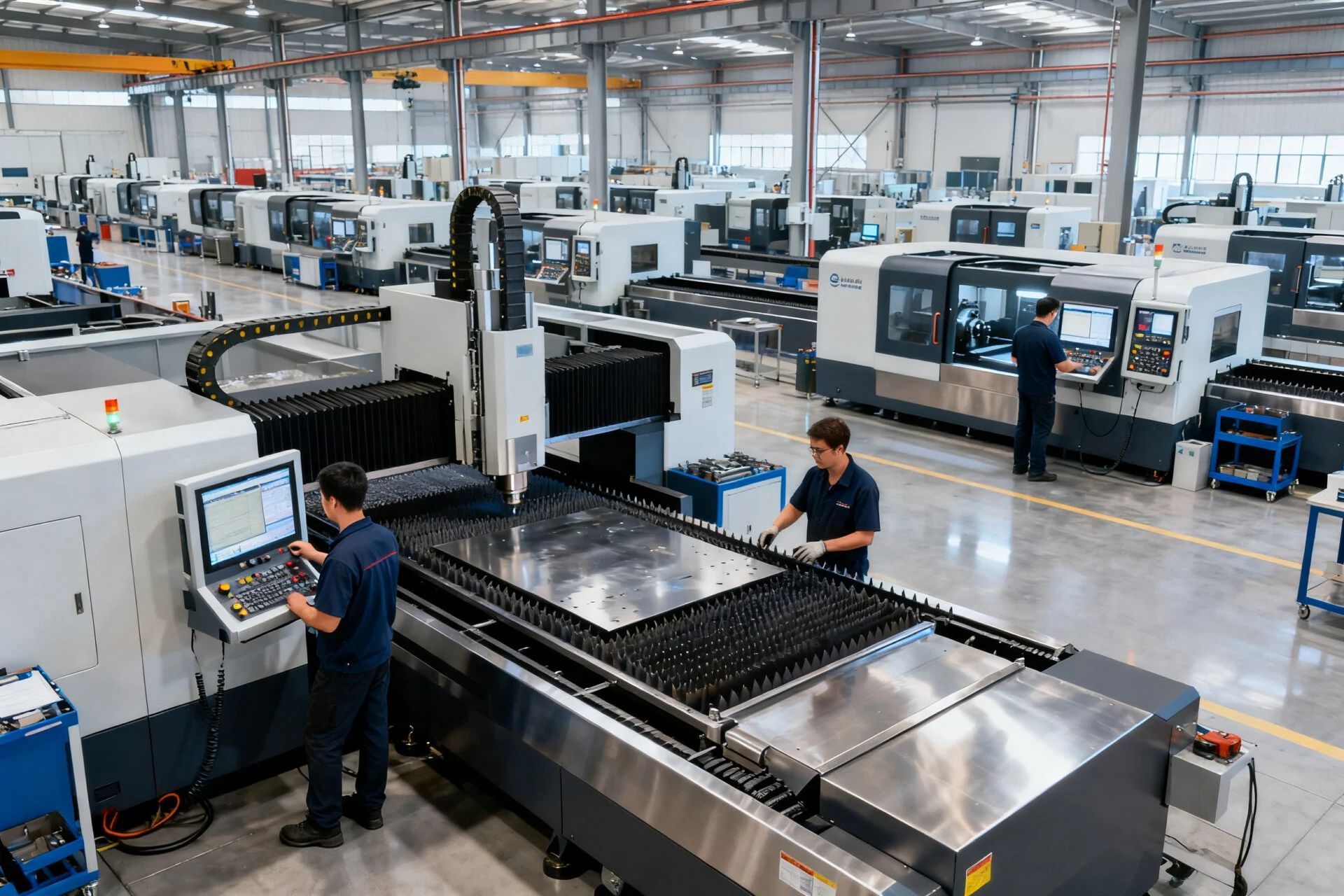 Manufacturing production line for consumer appliances