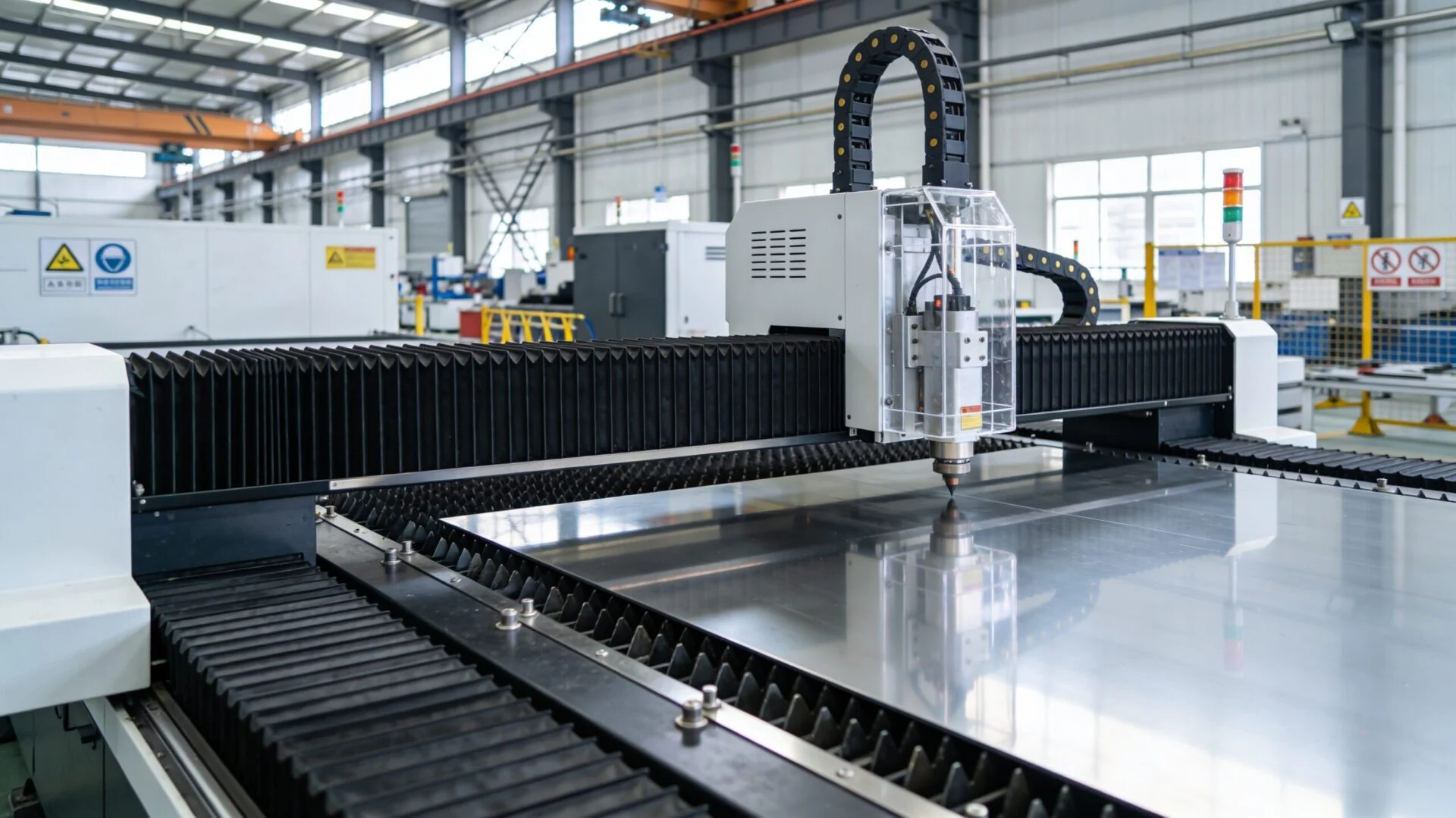 Mixed material laser cutting machine processing metal and acrylic