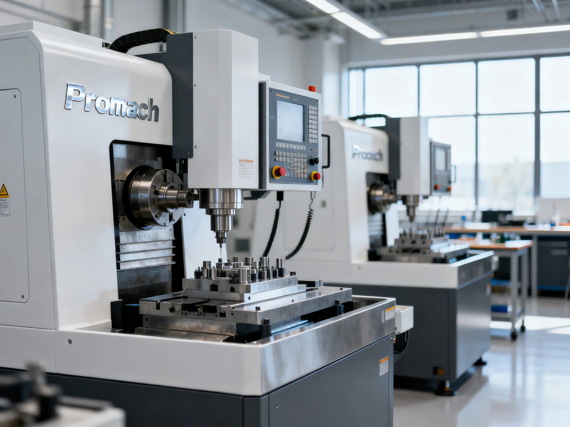 Modern equipment supporting a structured workflow