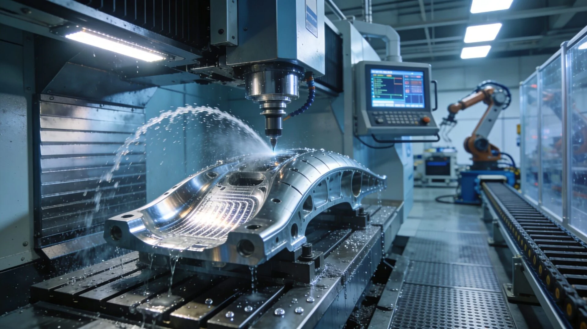 Multi axis CNC machining