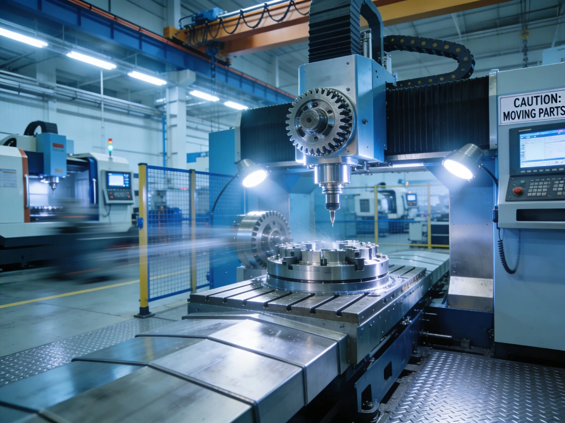 Precision CNC machining equipment for industrial milling applications
