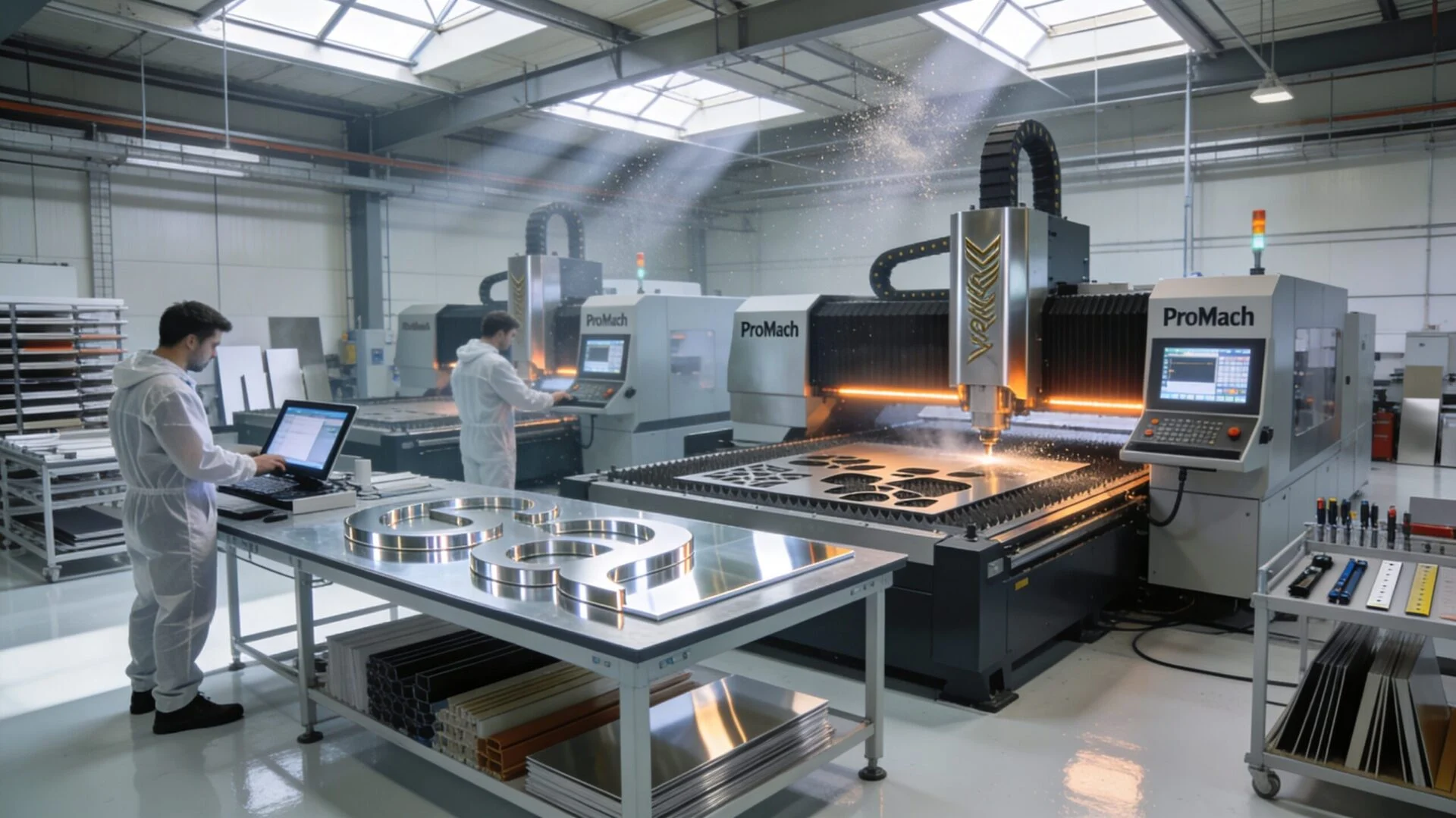 Precision CNC sign board fabrication