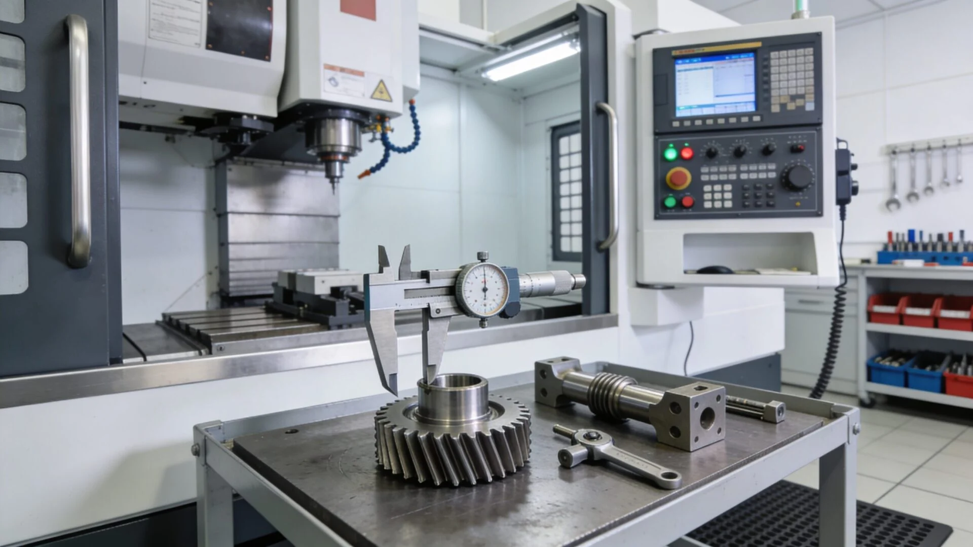 Precision machine configured for verification and testing