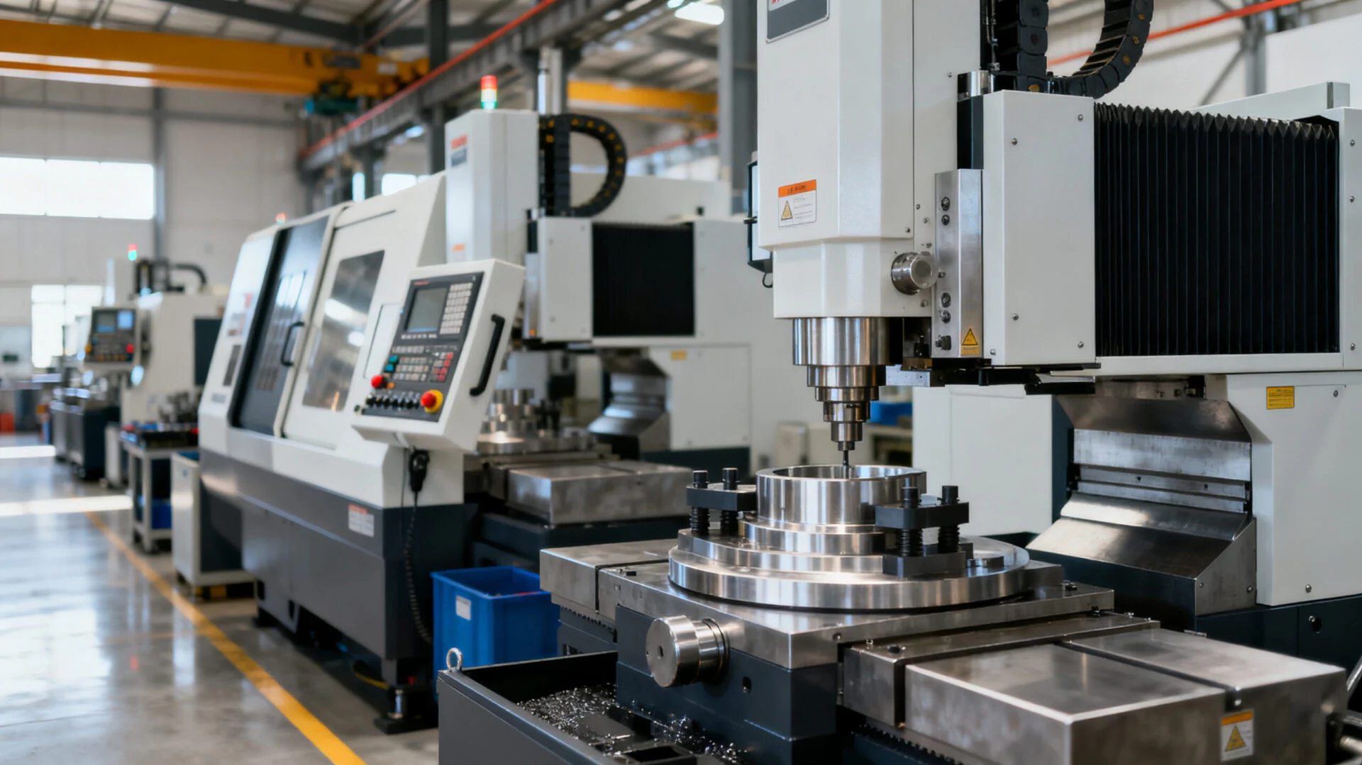 Precision manufacturing equipment supporting quality assurance