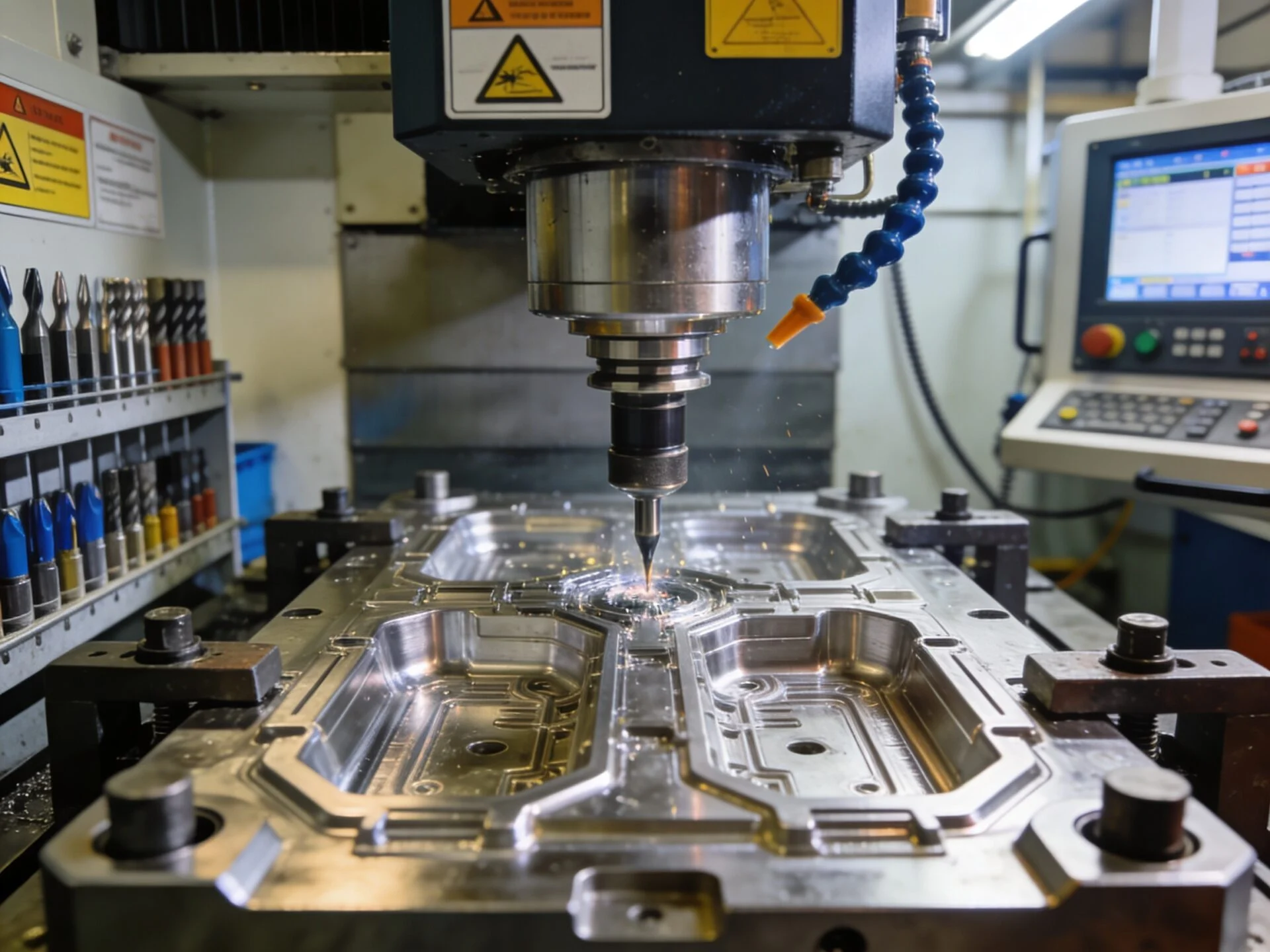 Precision mold machining