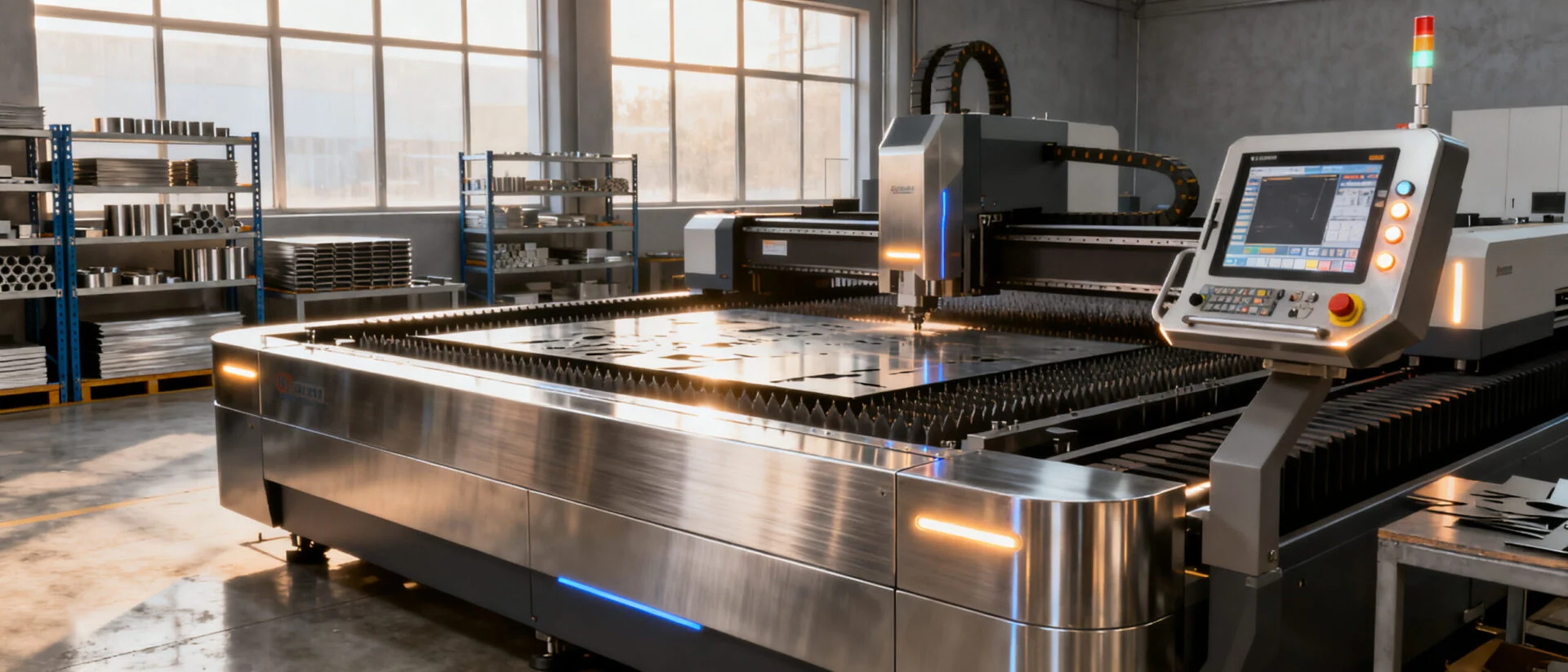 Precision sheet metal laser cutting machine