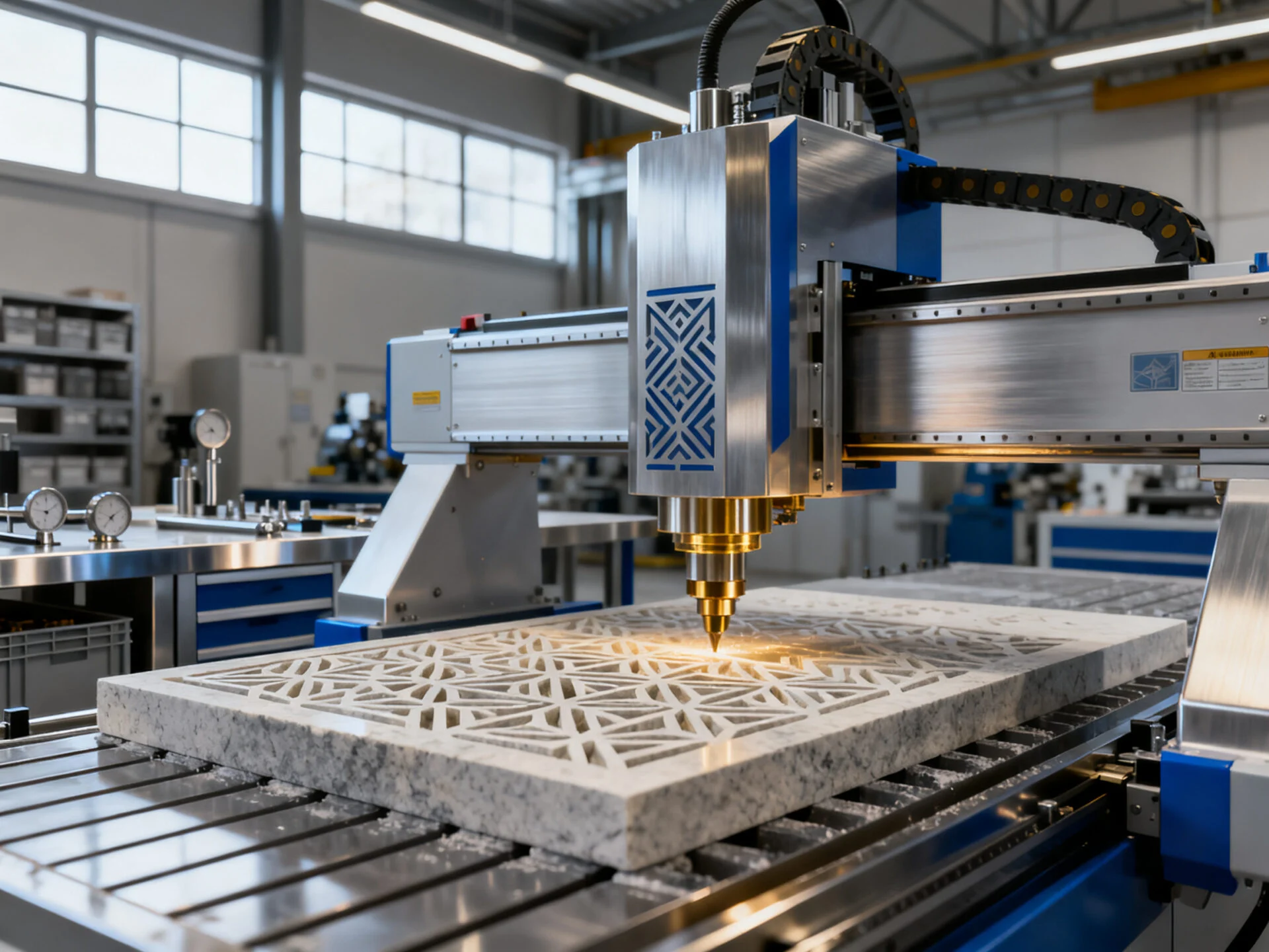 Professional 5-Axis Stone CNC Engraving Machine by ProMach