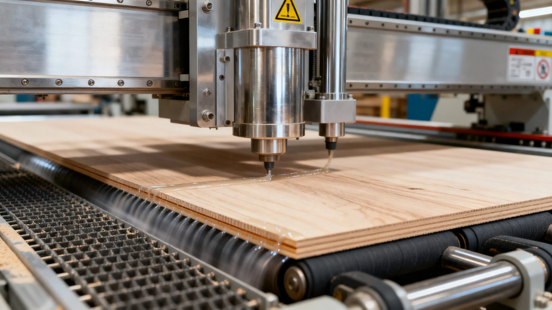 ProMach automatic edge banding machine processing panel furniture components