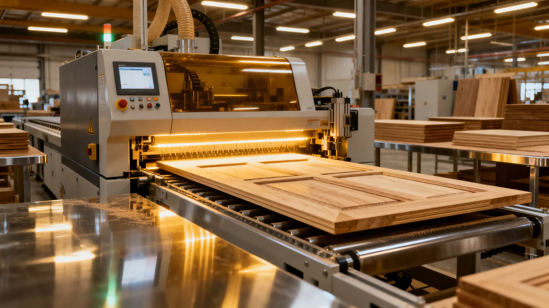 ProMach automatic edge banding machine processing panel furniture