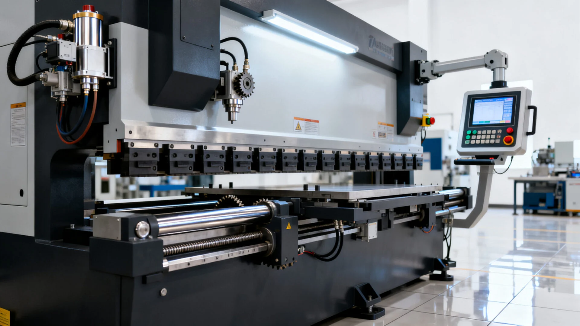 ProMach automatic press brake machine showcasing precision sheet metal bending technology