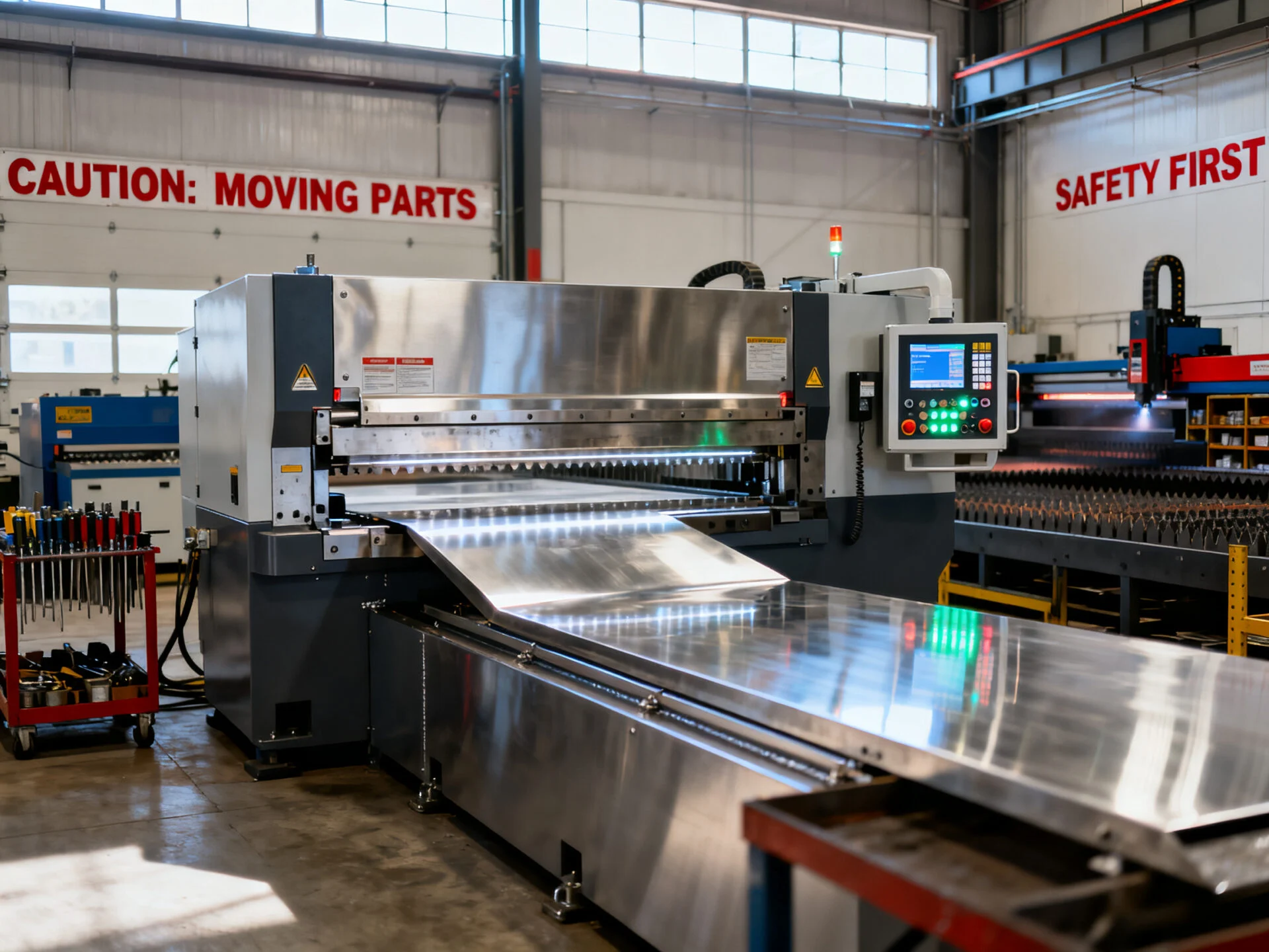 ProMach CNC bending machine specifications and automated press brake parameters for industrial metal fabrication