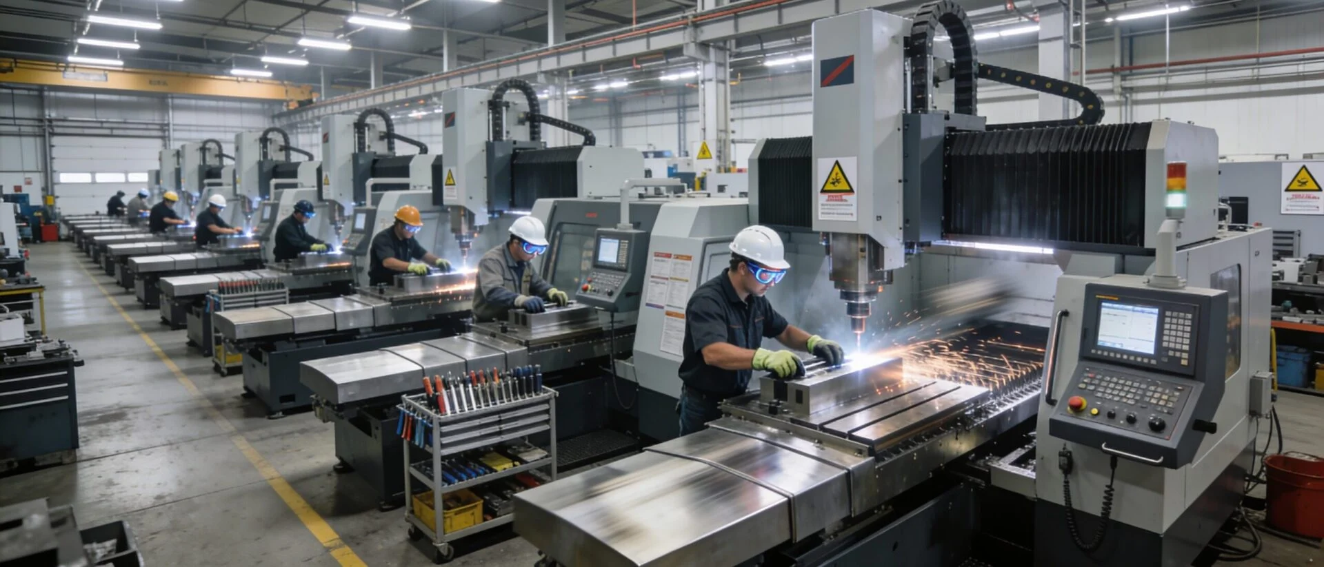 ProMach CNC machine factory and laser equipment manufacturing workshop