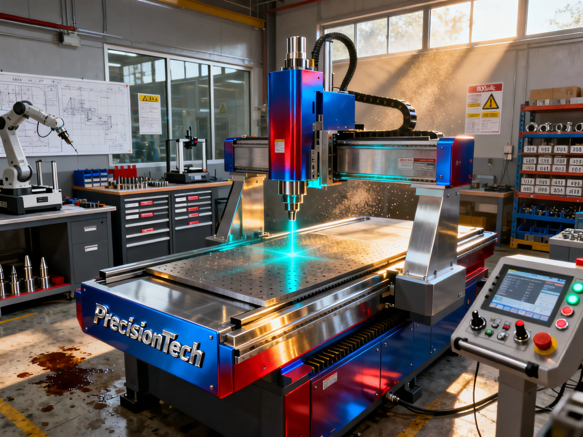 ProMach custom CNC machine and laser system ODM manufacturing process