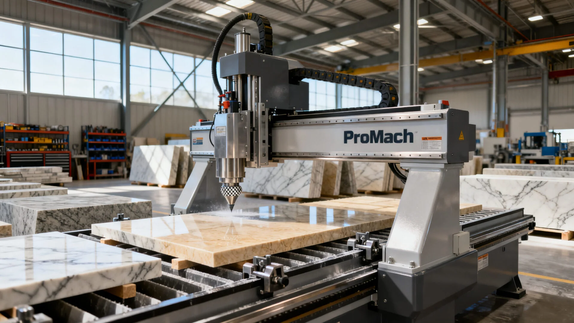 ProMach customized stone CNC router for marble and granite fabrication