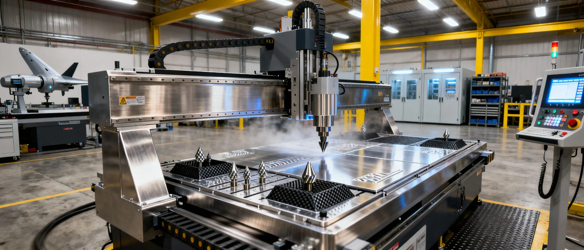 ProMach Gantry 5 Axis CNC Router for large mold machining