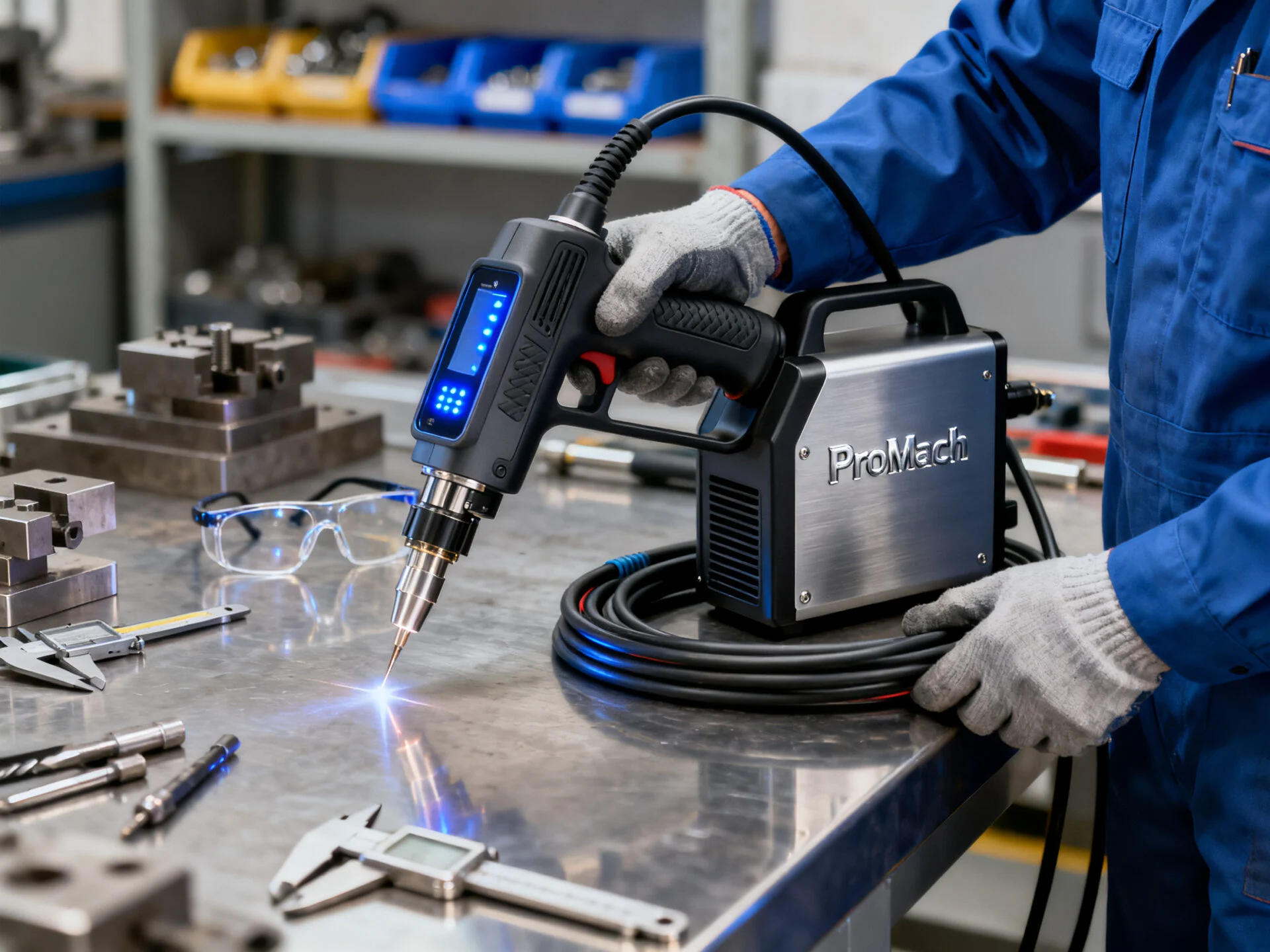 ProMach Handheld Fiber Laser Welder