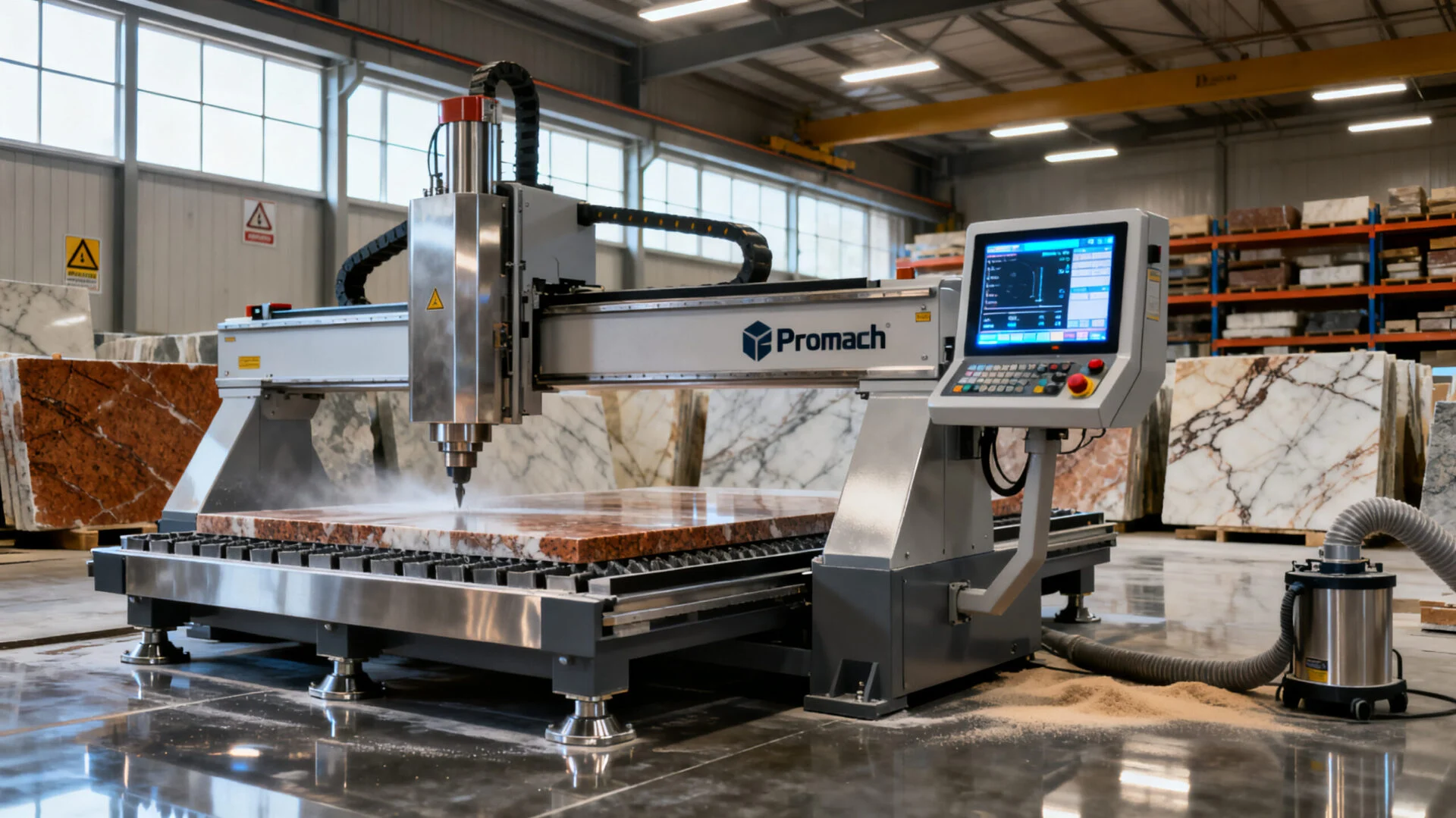 ProMach heavy-duty marble cutting machine
