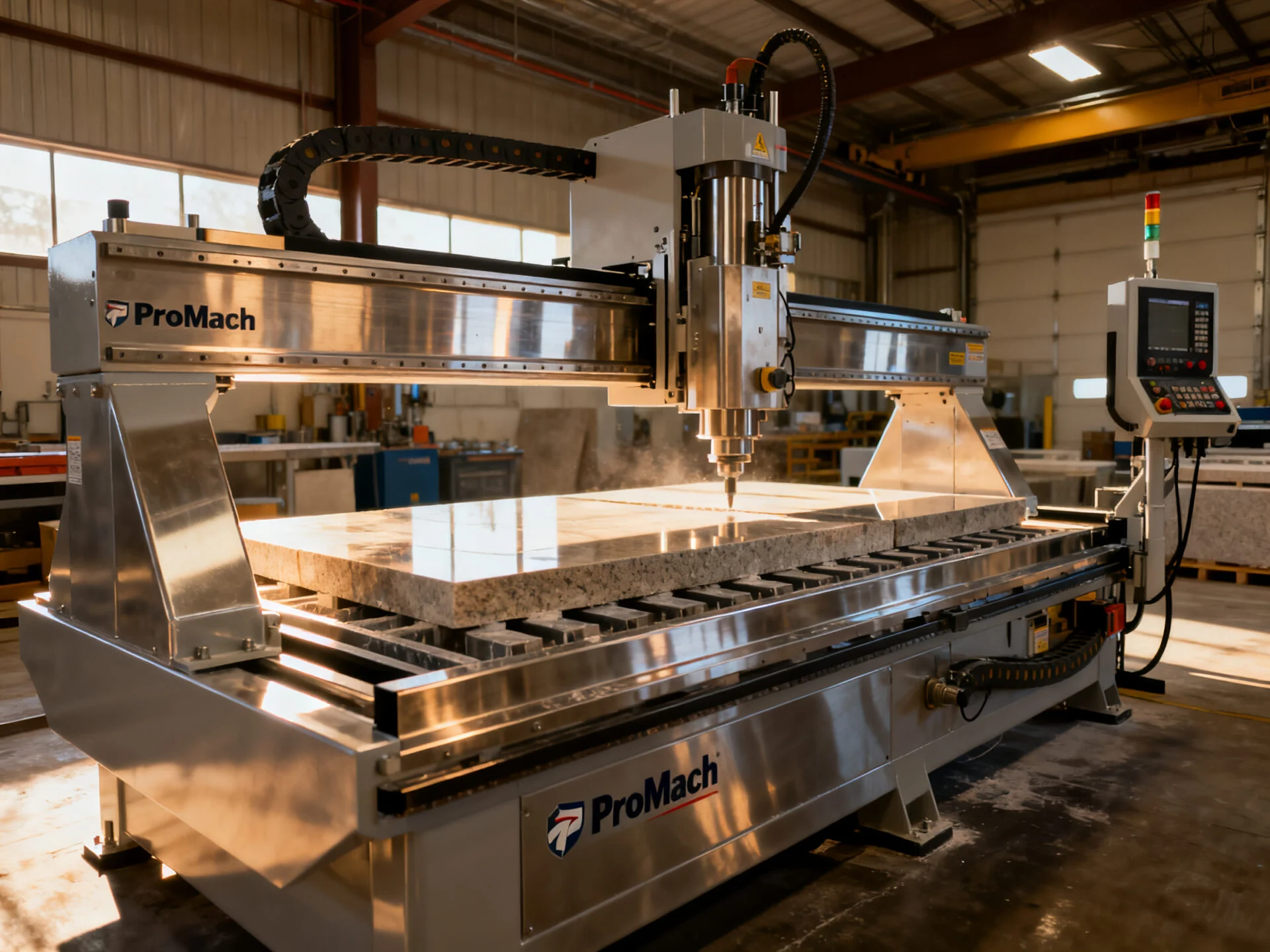 ProMach heavy-duty stone CNC machine