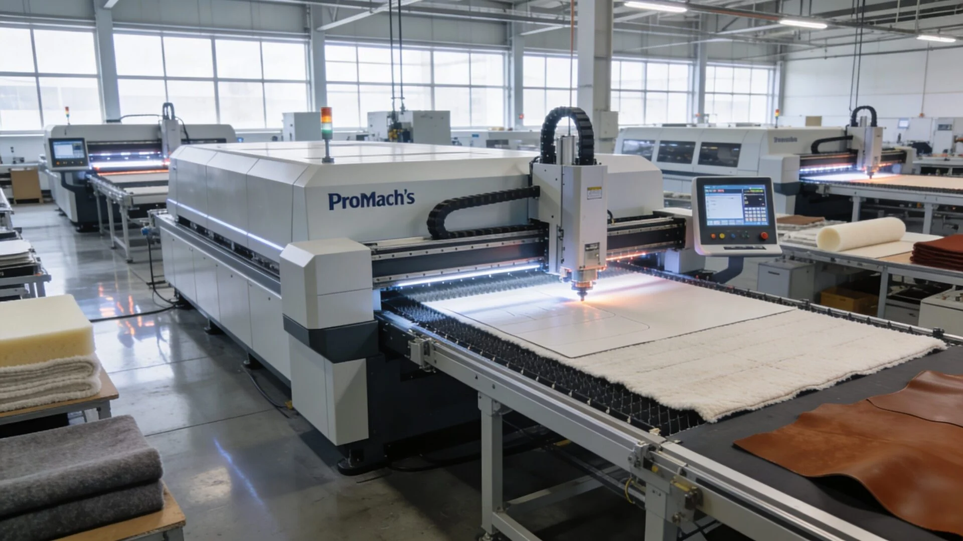 ProMach high-precision digital knife and laser cutting