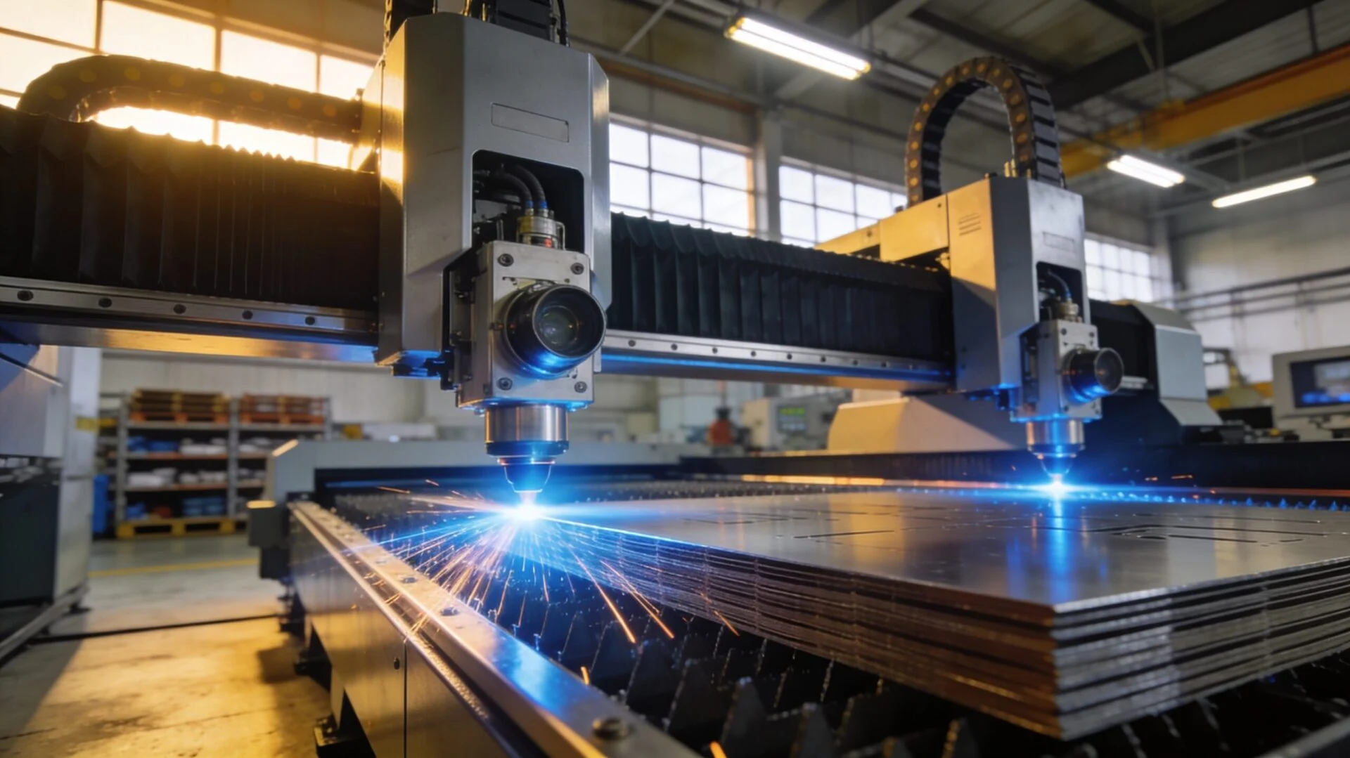 ProMach hybrid laser cutting system working principle for metal and non-metal materials