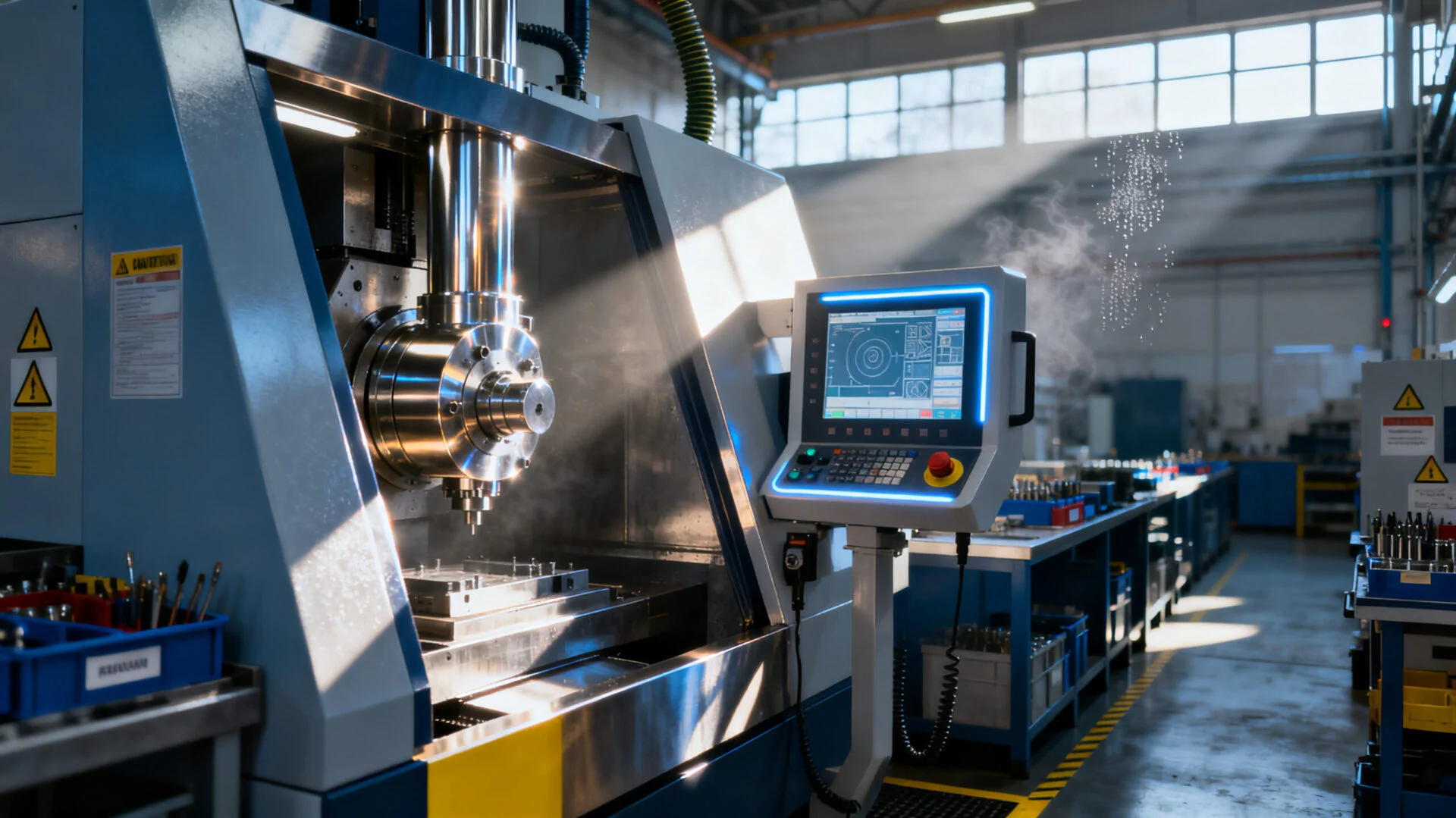 ProMach industrial CNC machine showcasing advanced manufacturing capability