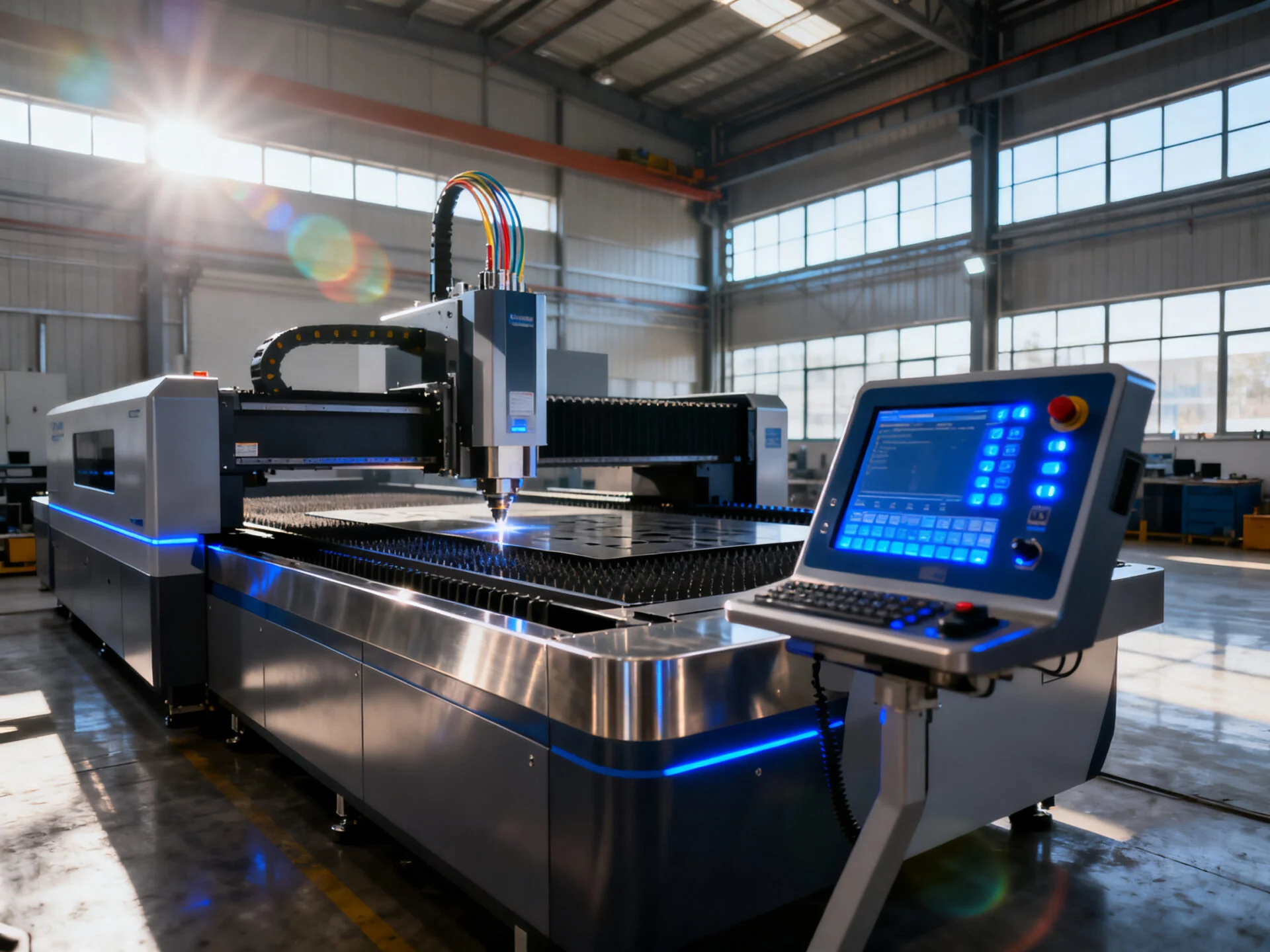 ProMach industrial fiber laser engraver