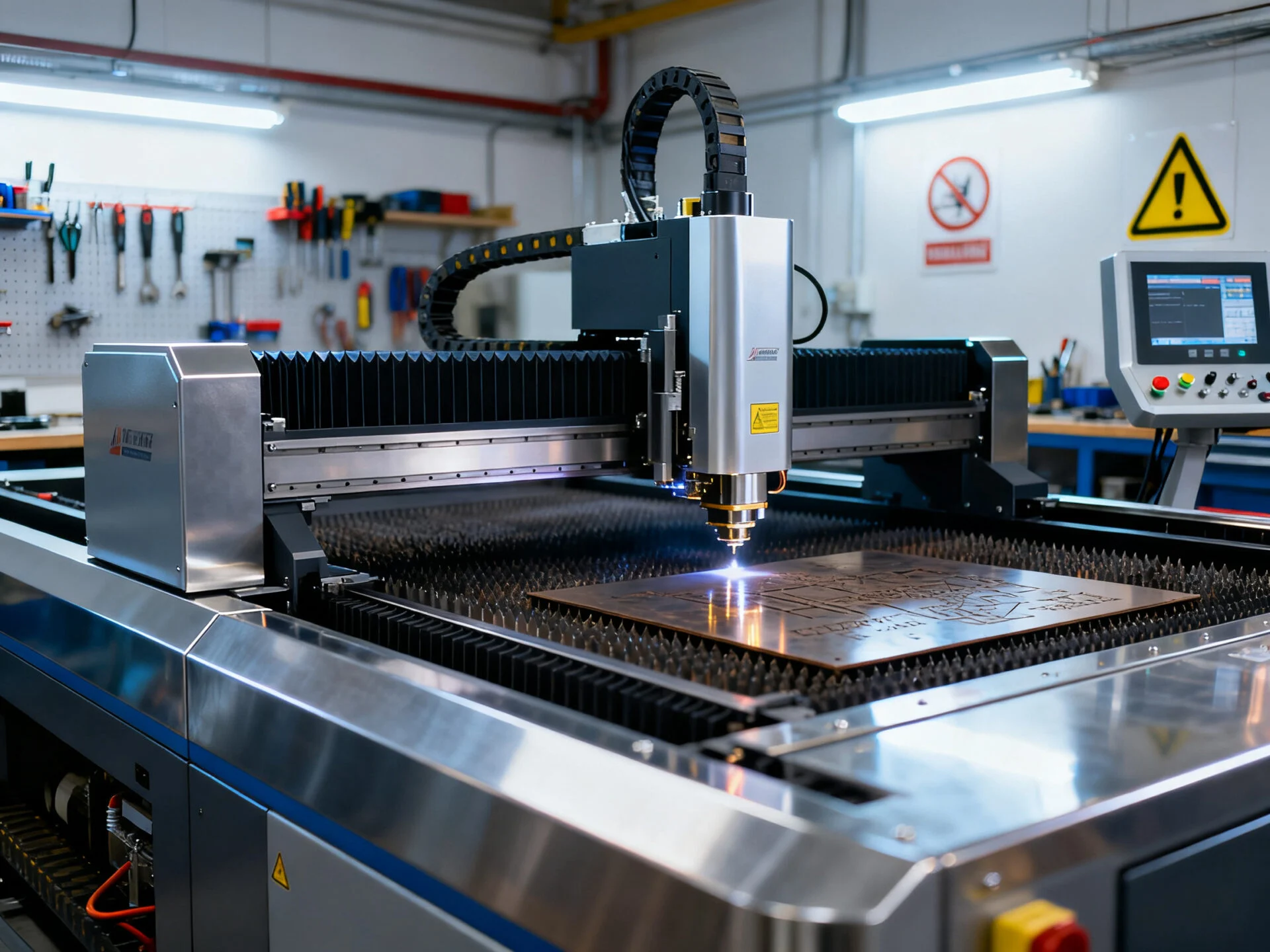 ProMach industrial fiber laser engraver