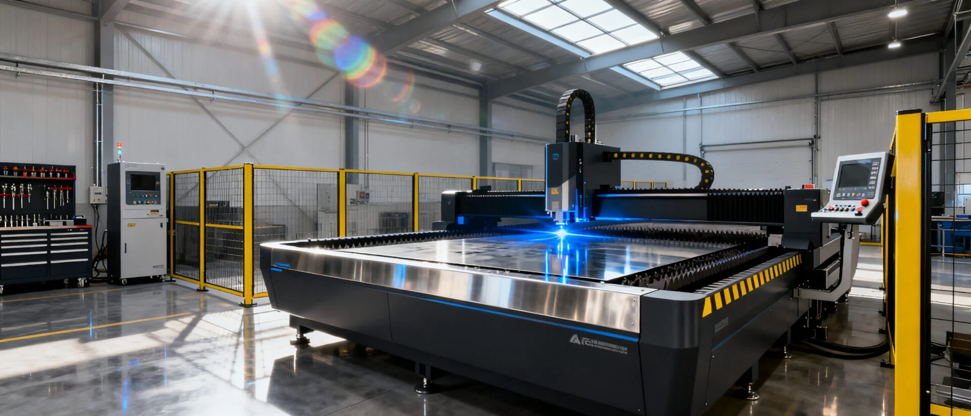 ProMach industrial laser machine series in a production setting