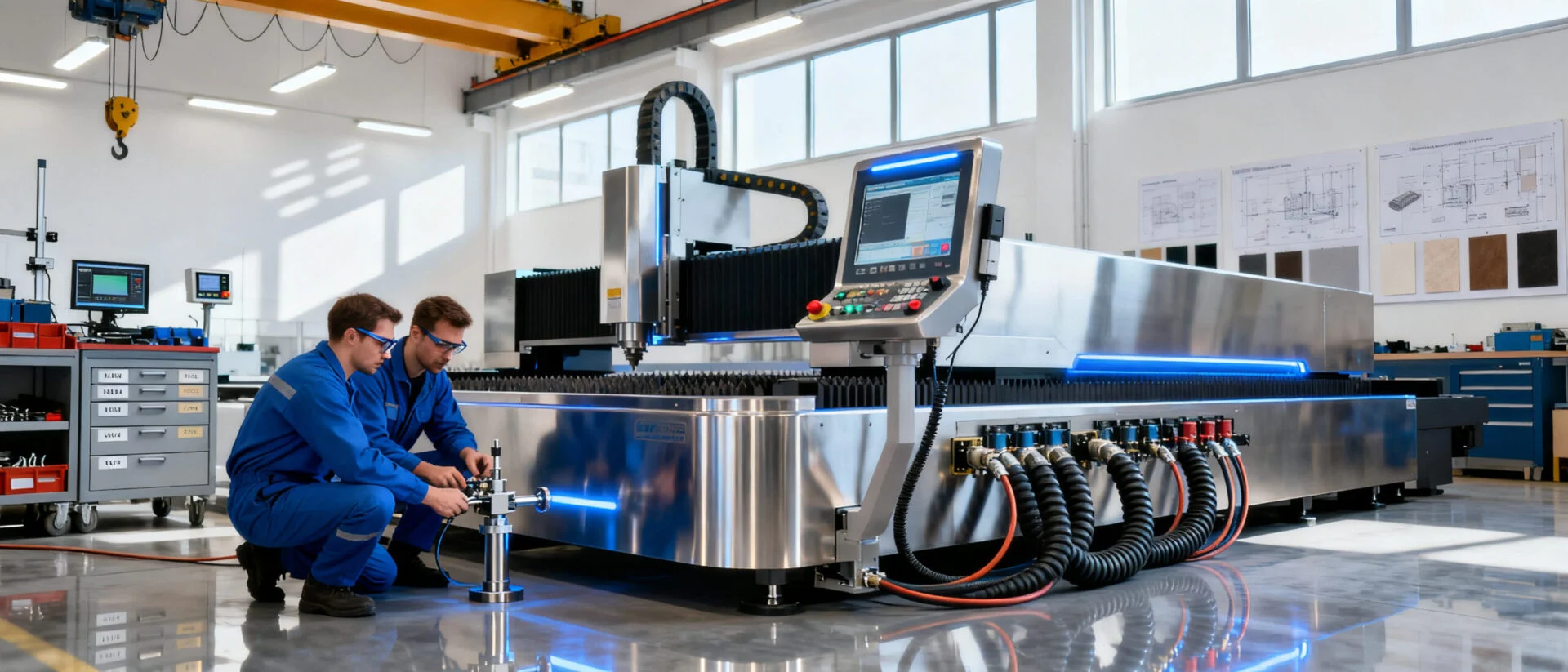 ProMach installation support and after-sales service for hybrid laser cutting machines