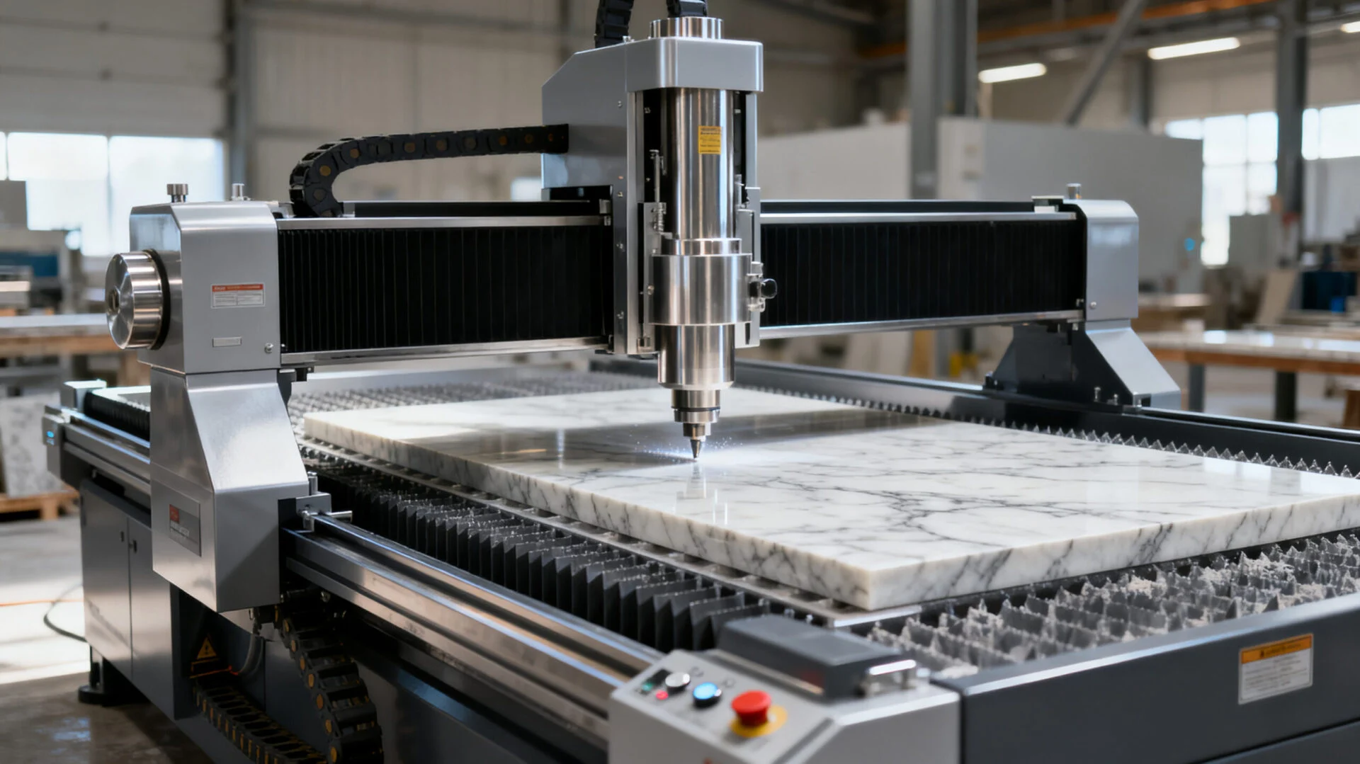 ProMach Marble Engraving Machine with Rotary Axis